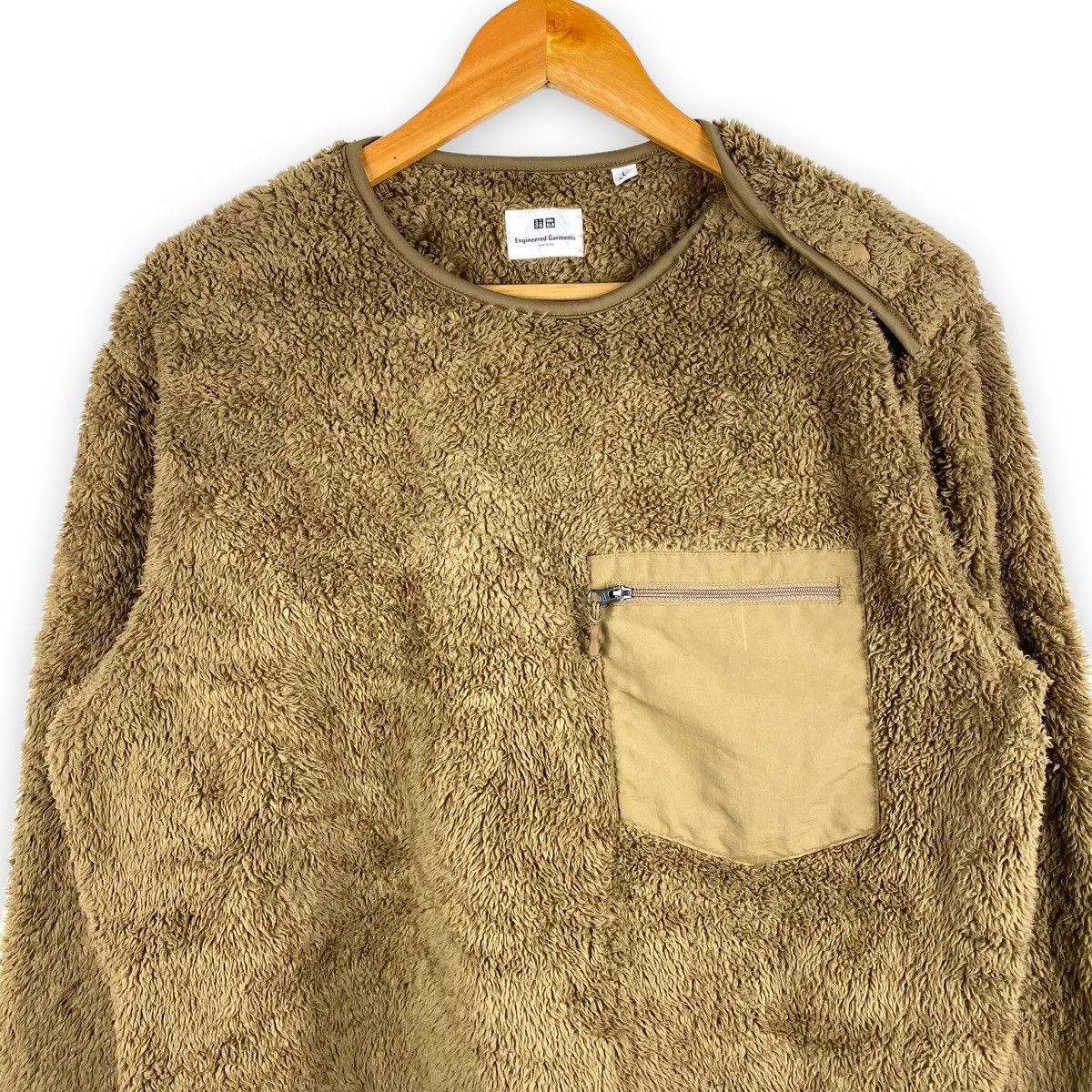 Engineered Garments × Japanese Brand ENGINEERED GARMENTS X UNIQLO DEEP PILE FLEECE SHERPA JACKET Size US L / EU 52-54 / 3 - 2 Thumbnail