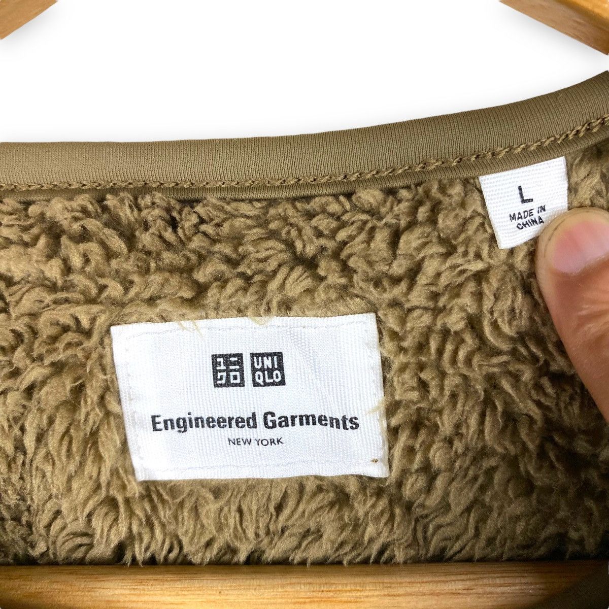Engineered Garments × Japanese Brand ENGINEERED GARMENTS X UNIQLO DEEP PILE FLEECE SHERPA JACKET Size US L / EU 52-54 / 3 - 5 Thumbnail