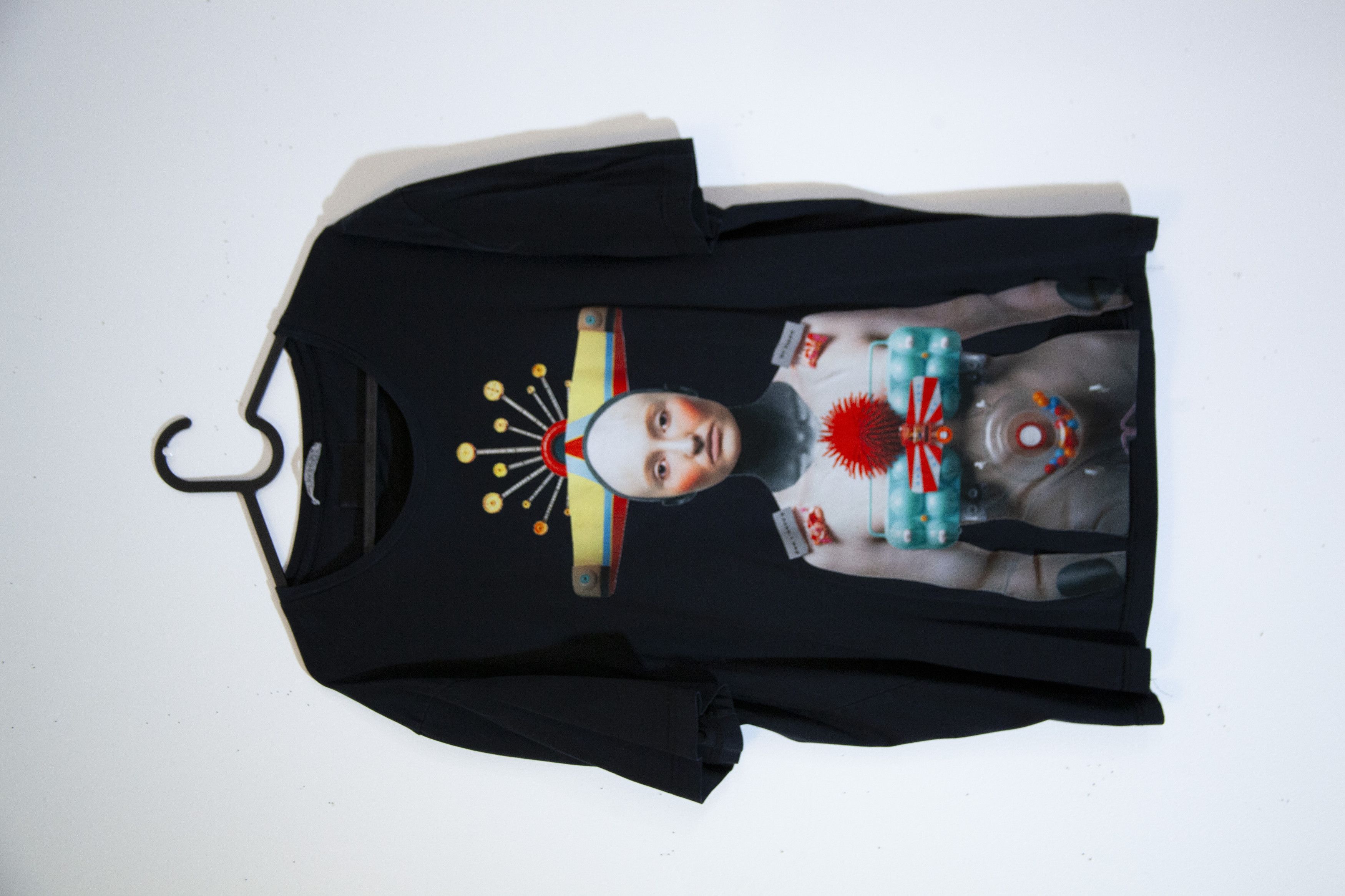 Juun.J Juun.J x alexandfelix queen robot shirt