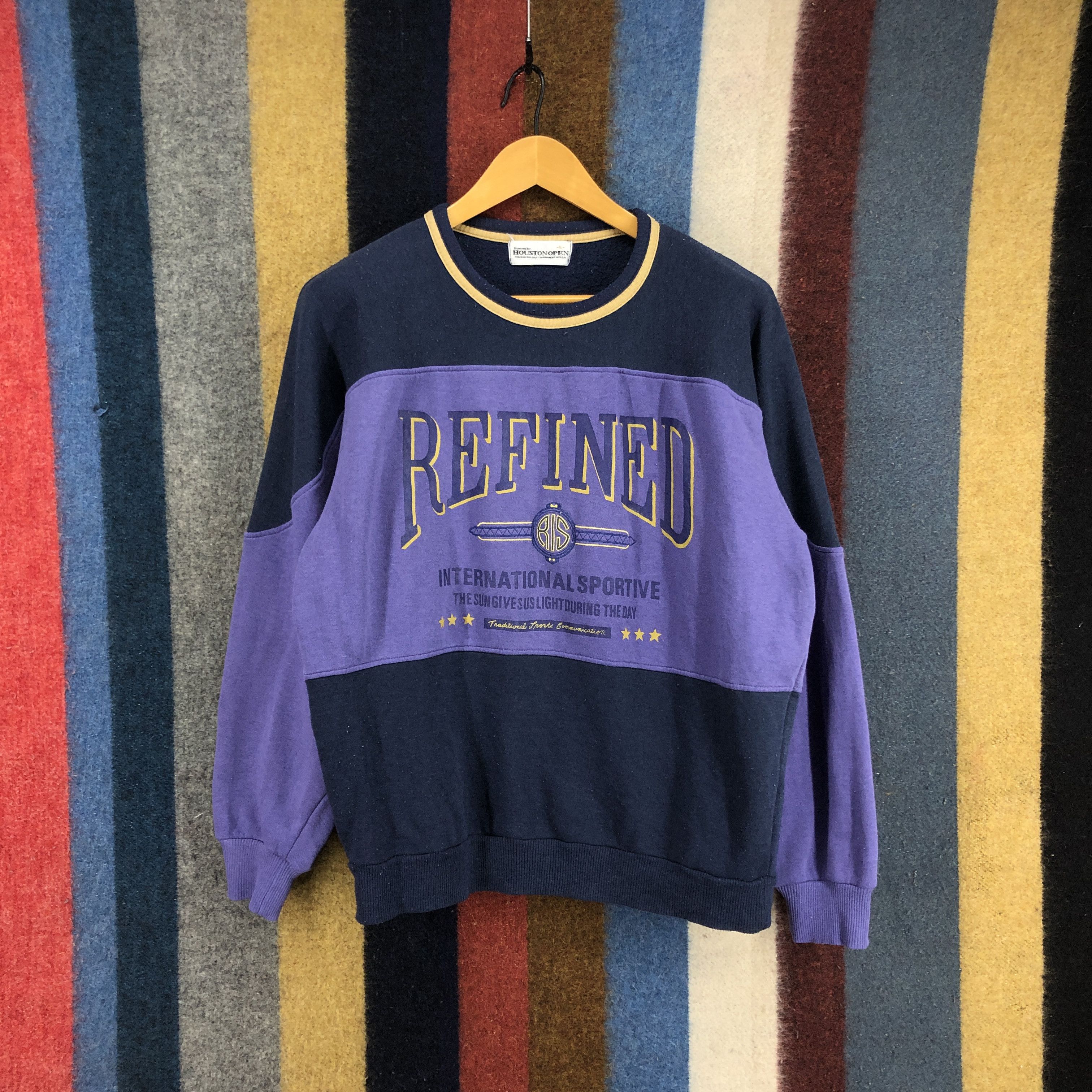 Other REFINED Golf Tounament by HOUSTON OPEN Sweatshirt #0543/W Size US L / EU 52-54 / 3 - 1 Thumbnail