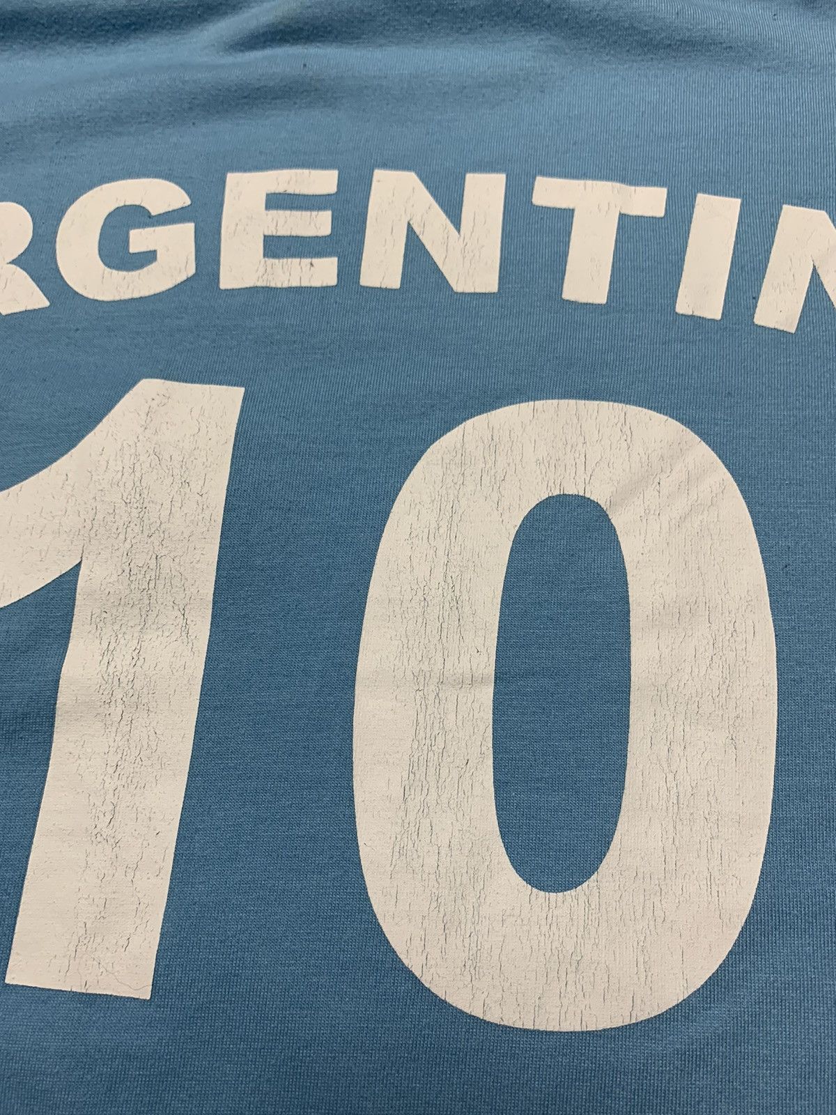 Vintage Vintage Argentina soccer jersey 10 Messi Maradona Size US L / EU 52-54 / 3 - 6 Thumbnail