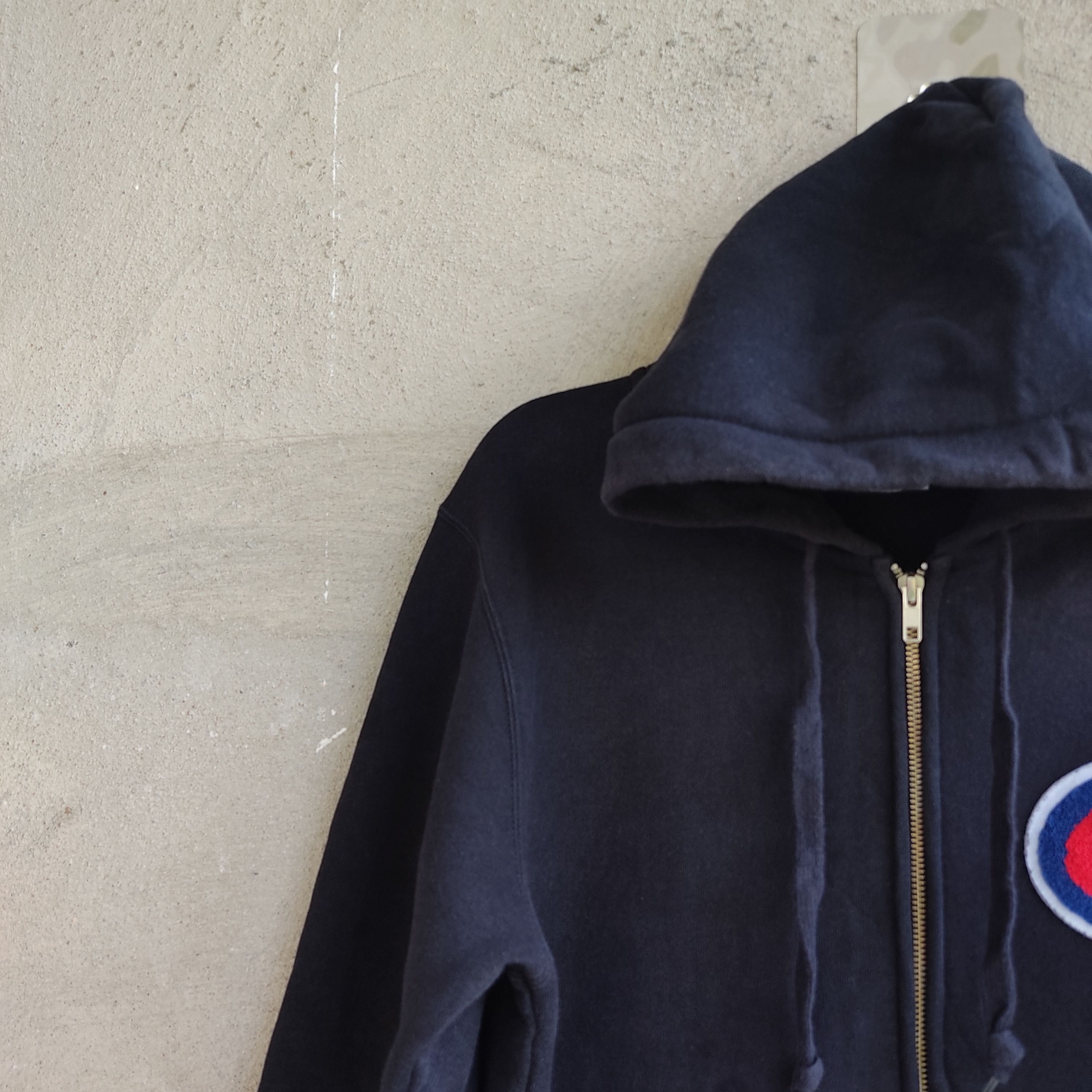 Champion Champion Big Logo Emberoided Navy Blue Hoodie Size US M / EU 48-50 / 2 - 4 Thumbnail