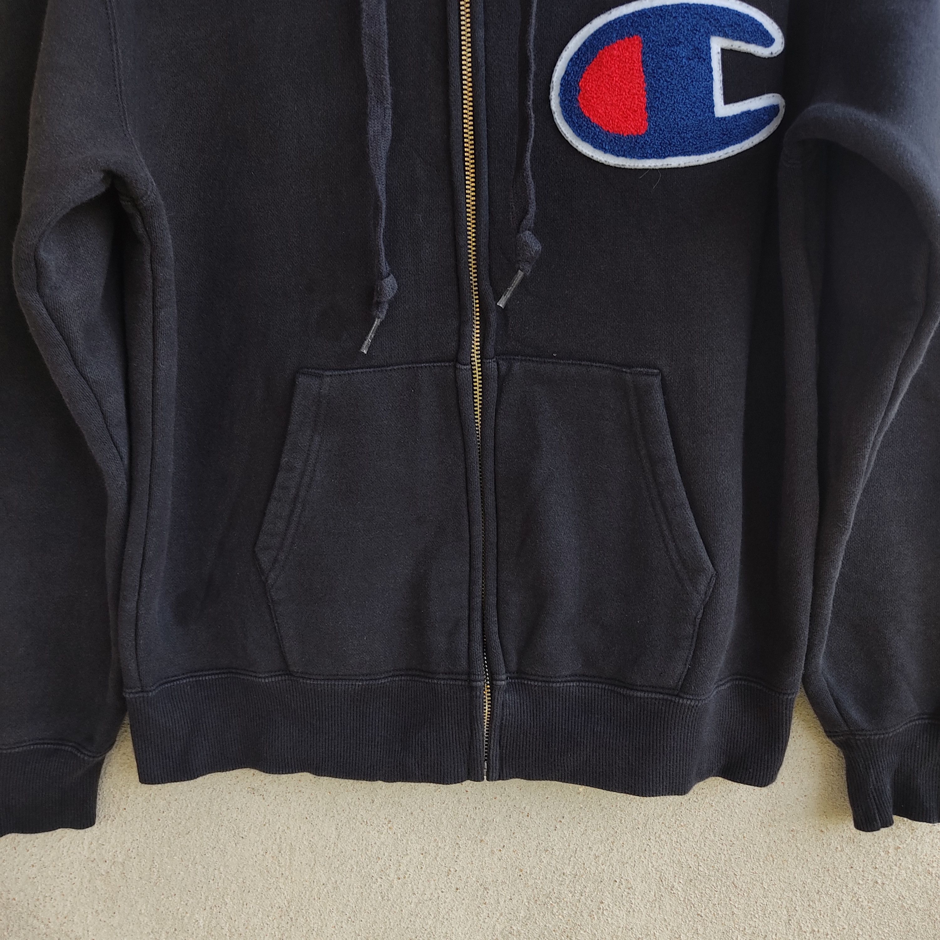 Champion Champion Big Logo Emberoided Navy Blue Hoodie Size US M / EU 48-50 / 2 - 3 Thumbnail