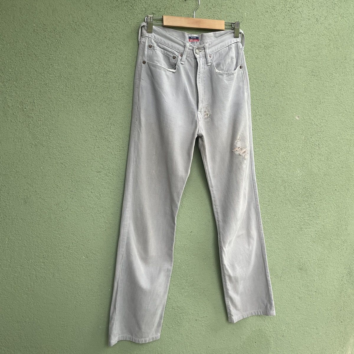 Japanese Brand Vintage‼️ 45RPM Faded Distressed 5 Pocket Jeans Denim Pants Size US 27 - 2 Thumbnail