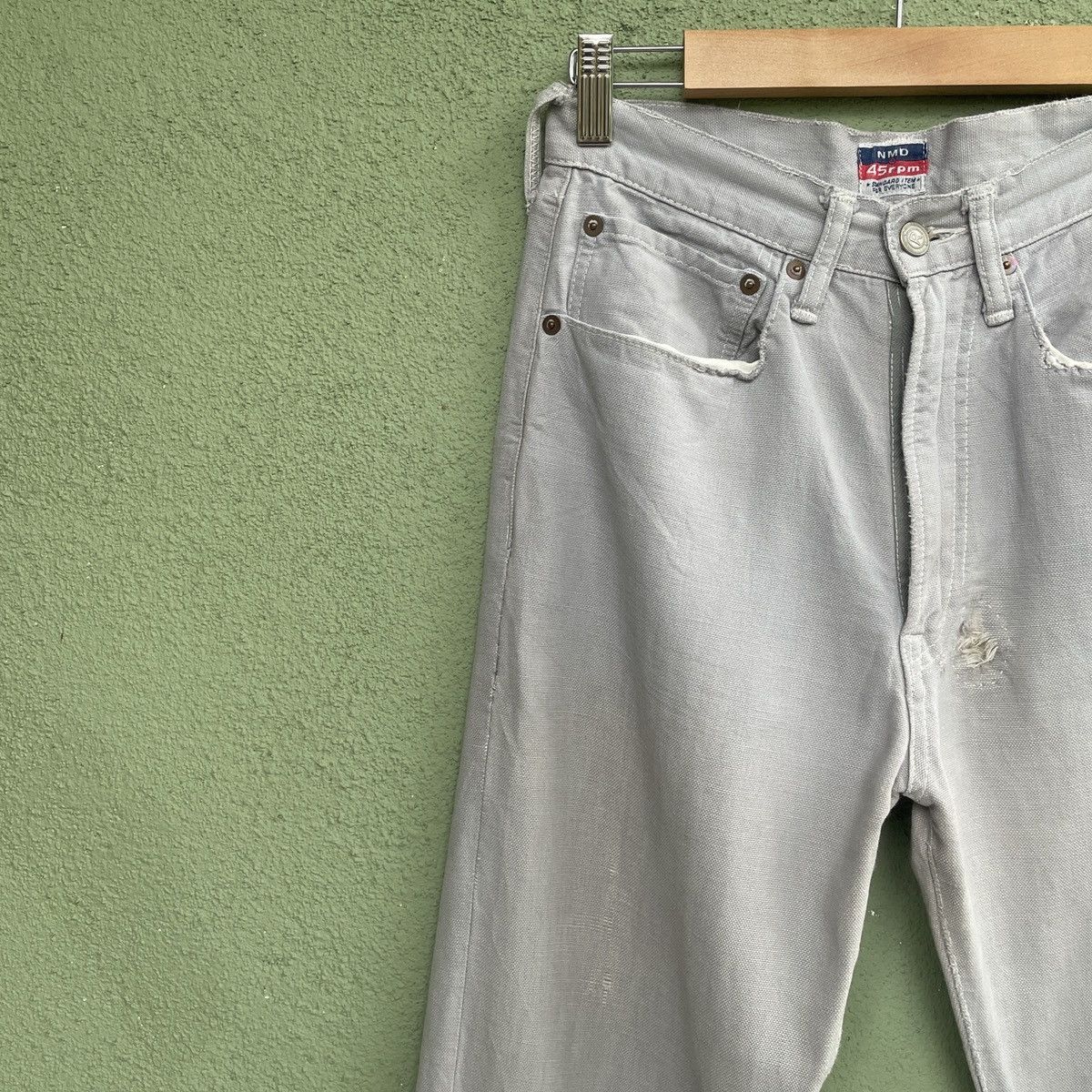 Japanese Brand Vintage‼️ 45RPM Faded Distressed 5 Pocket Jeans Denim Pants Size US 27 - 4 Thumbnail