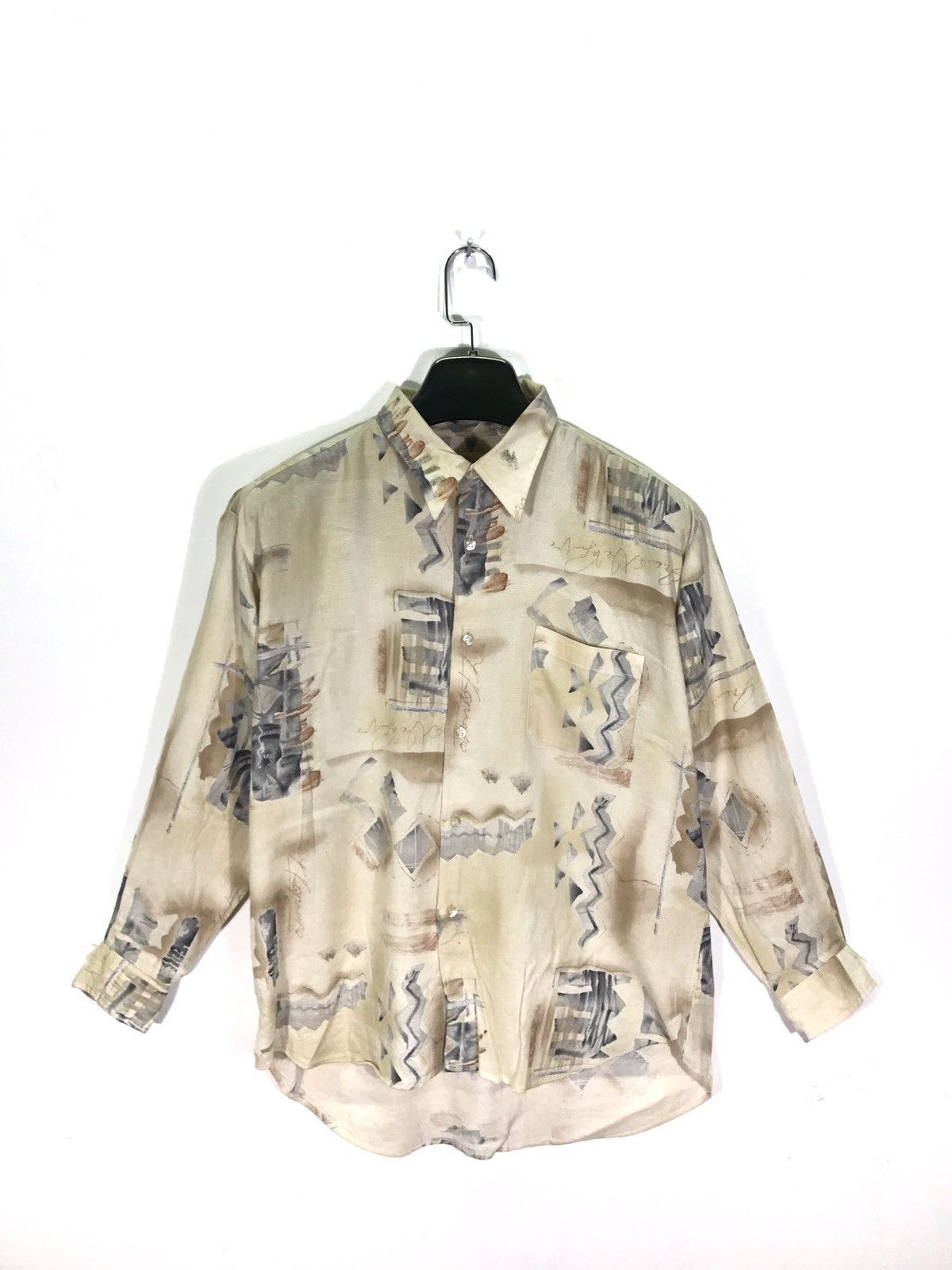 Vintage Vintage Kent Jones Pop Art Shirt Made In Japan Size US L / EU 52-54 / 3 - 1 Thumbnail