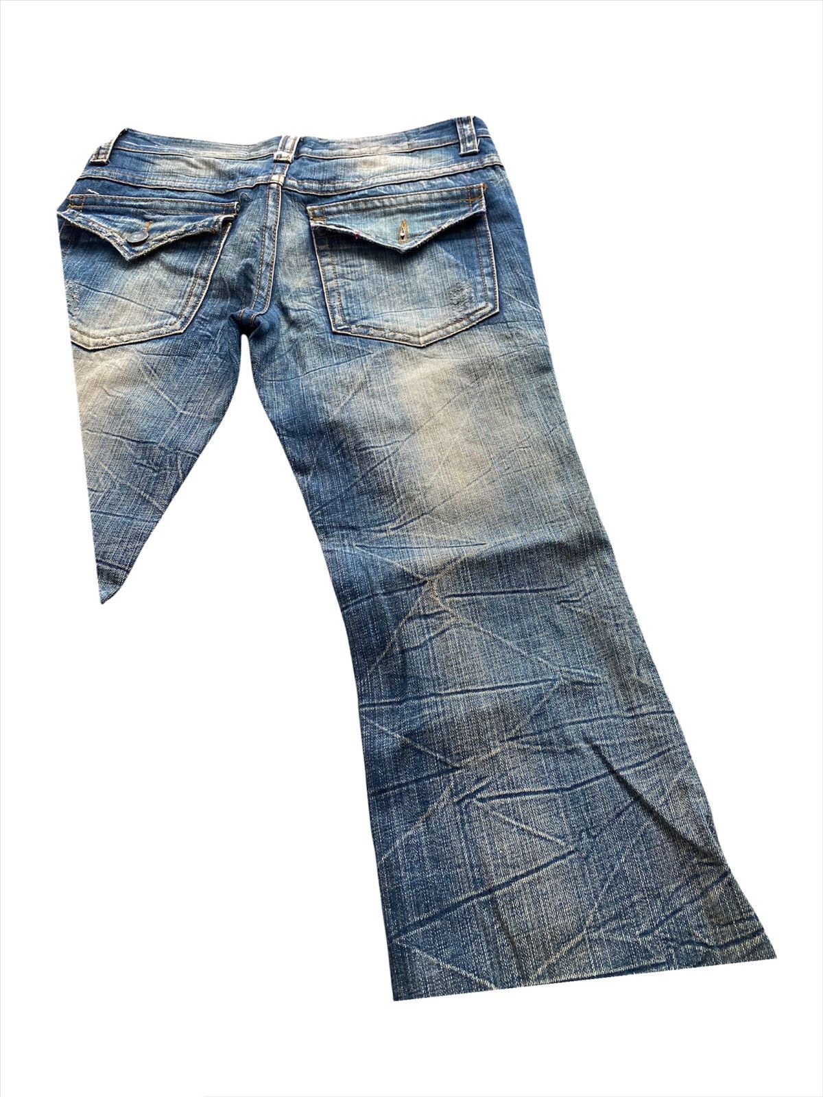 Hysteric Glamour Japanese Distressed Bootcut Rusty Denim Jeans Size US 31 - 10 Thumbnail