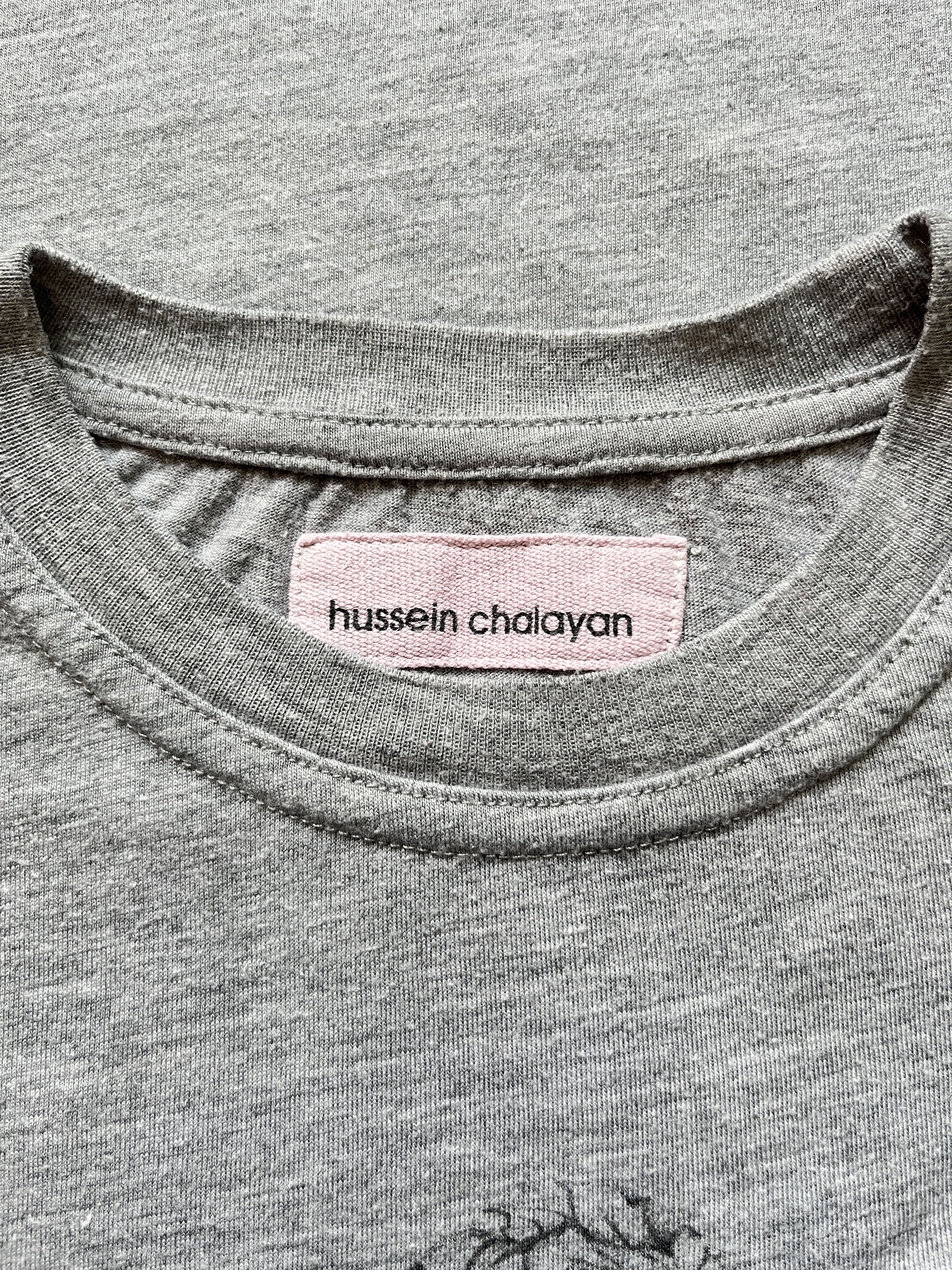 Hussein Chalayan ⚡️QUICK SALE⚡️1990s' Hussein Chalayan Grey Tshirt Size M / US 6-8 / IT 42-44 - 3 Thumbnail