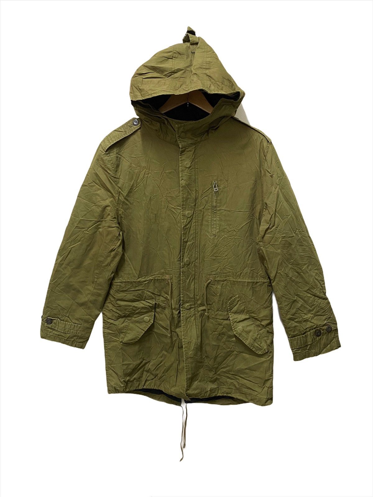Gap × Vintage Gap parka tactical jacket with hoodie Size US L / EU 52-54 / 3 - 1 Thumbnail