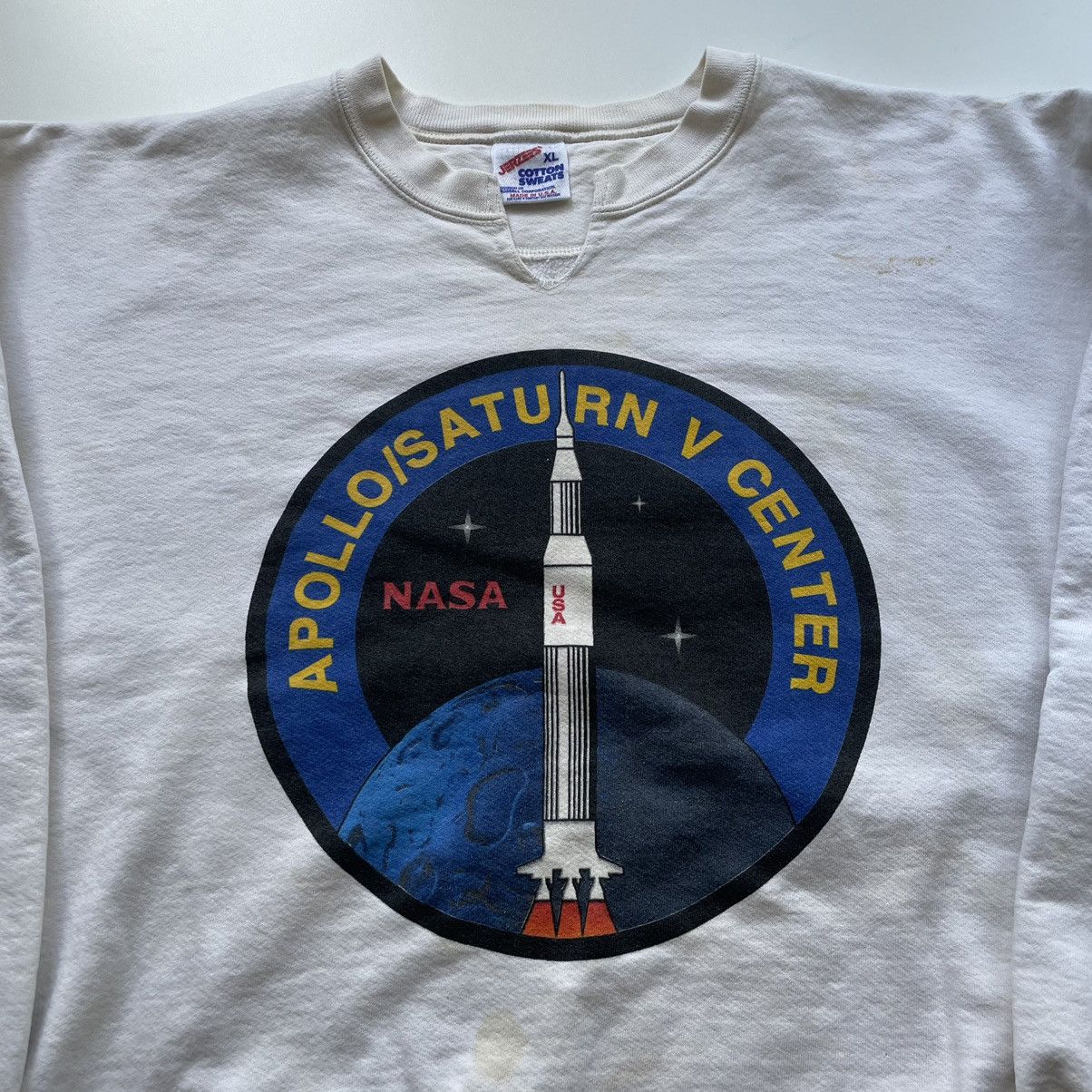 NASA × Vintage Vintage 90s NASA Outer Space Station Graphic Crewneck Rare Size US XL / EU 56 / 4 - 2 Thumbnail