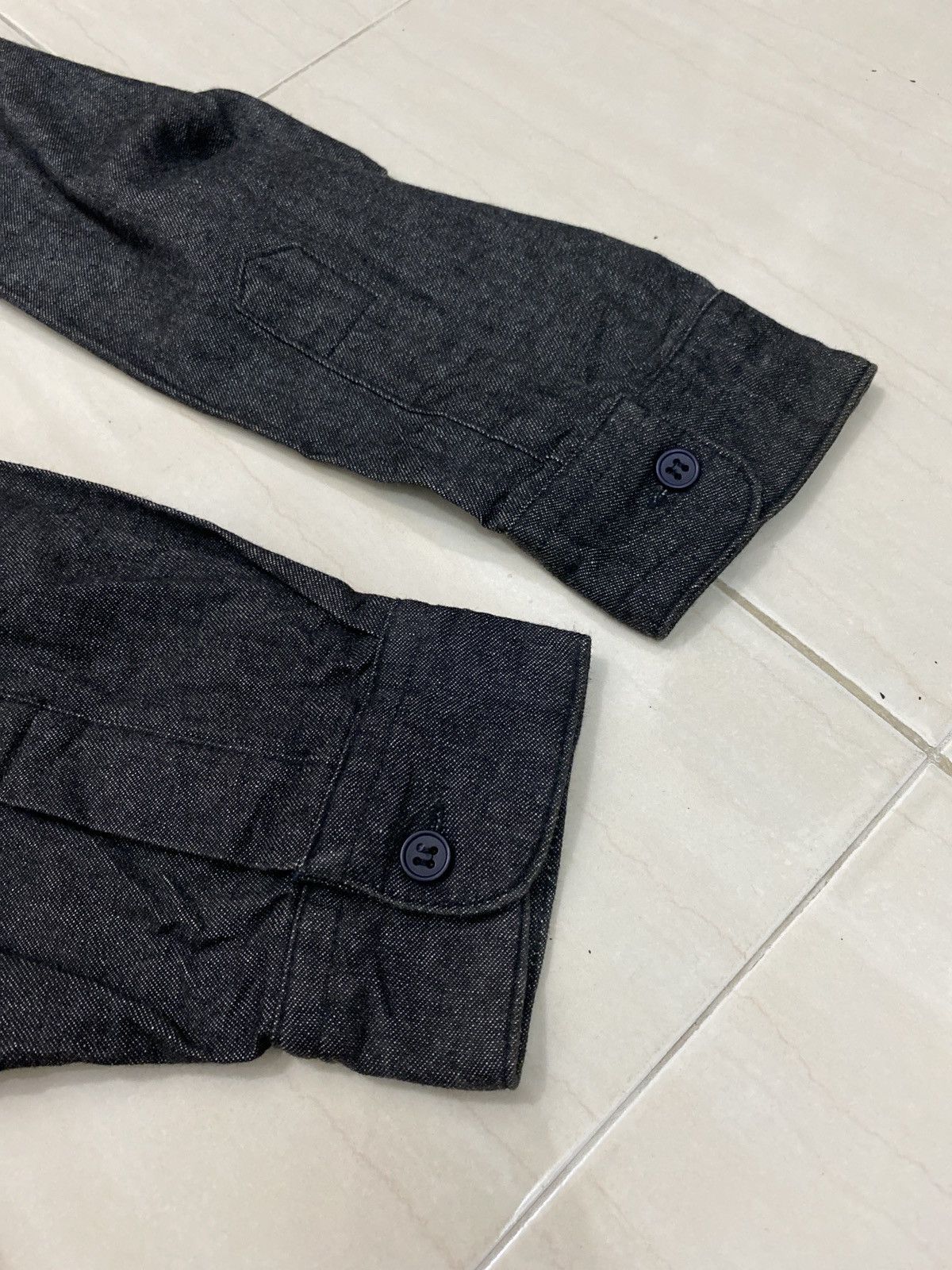 Japanese Brand × Vintage Vintage Black Denim Shirt Size US L / EU 52-54 / 3 - 7 Thumbnail