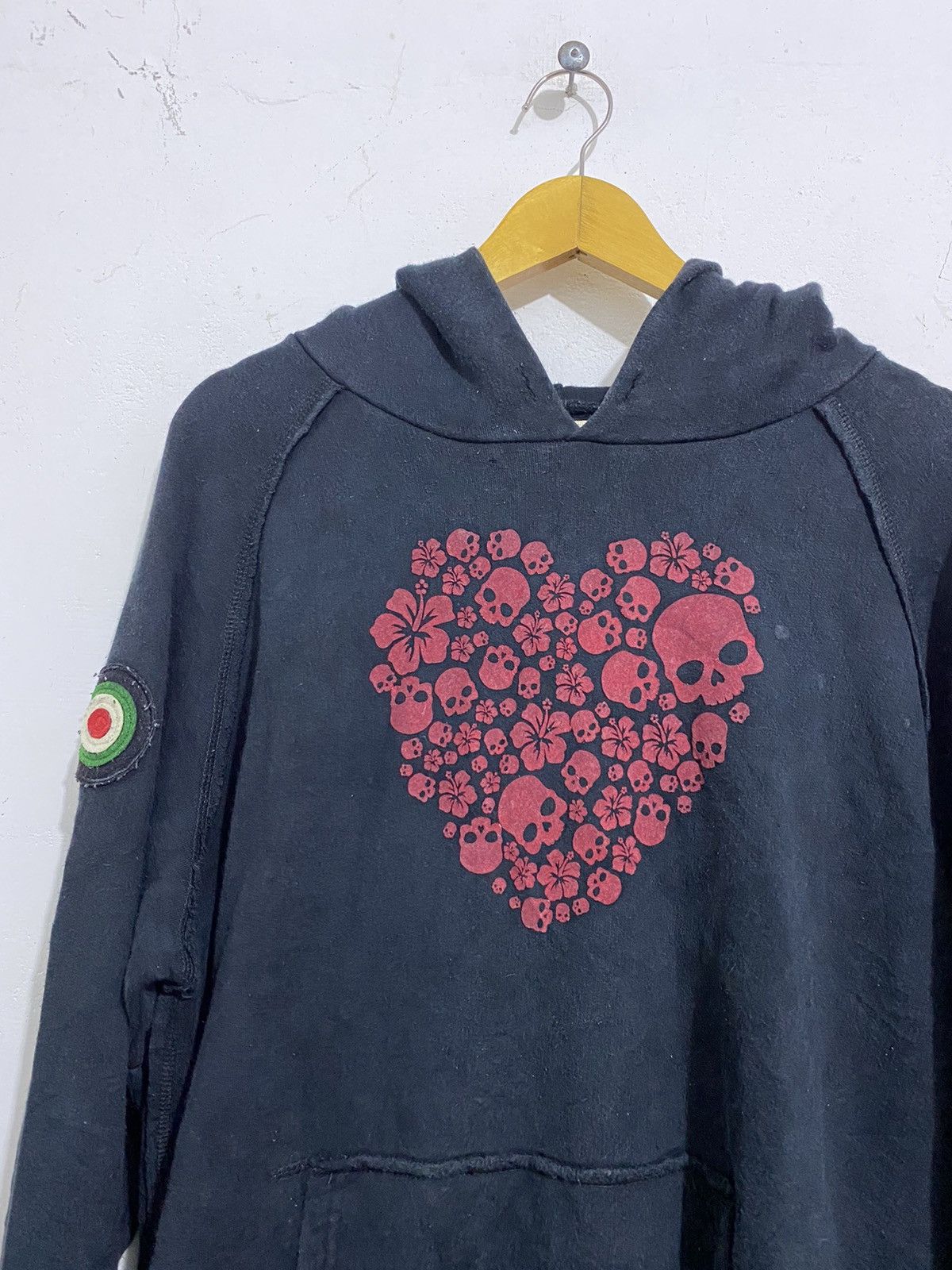 HYDROGEN 💸ACC OFFER💸Hydrogen Skull & Flower Hoodie Size US L / EU 52-54 / 3 - 2 Thumbnail