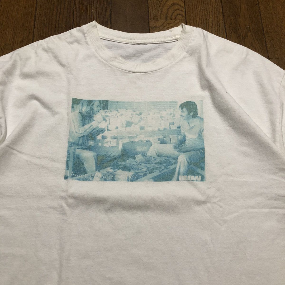 image of Movie x Vintage 00S Blow Johnny Depp Vintage Tee in White, Men's (Size XL)