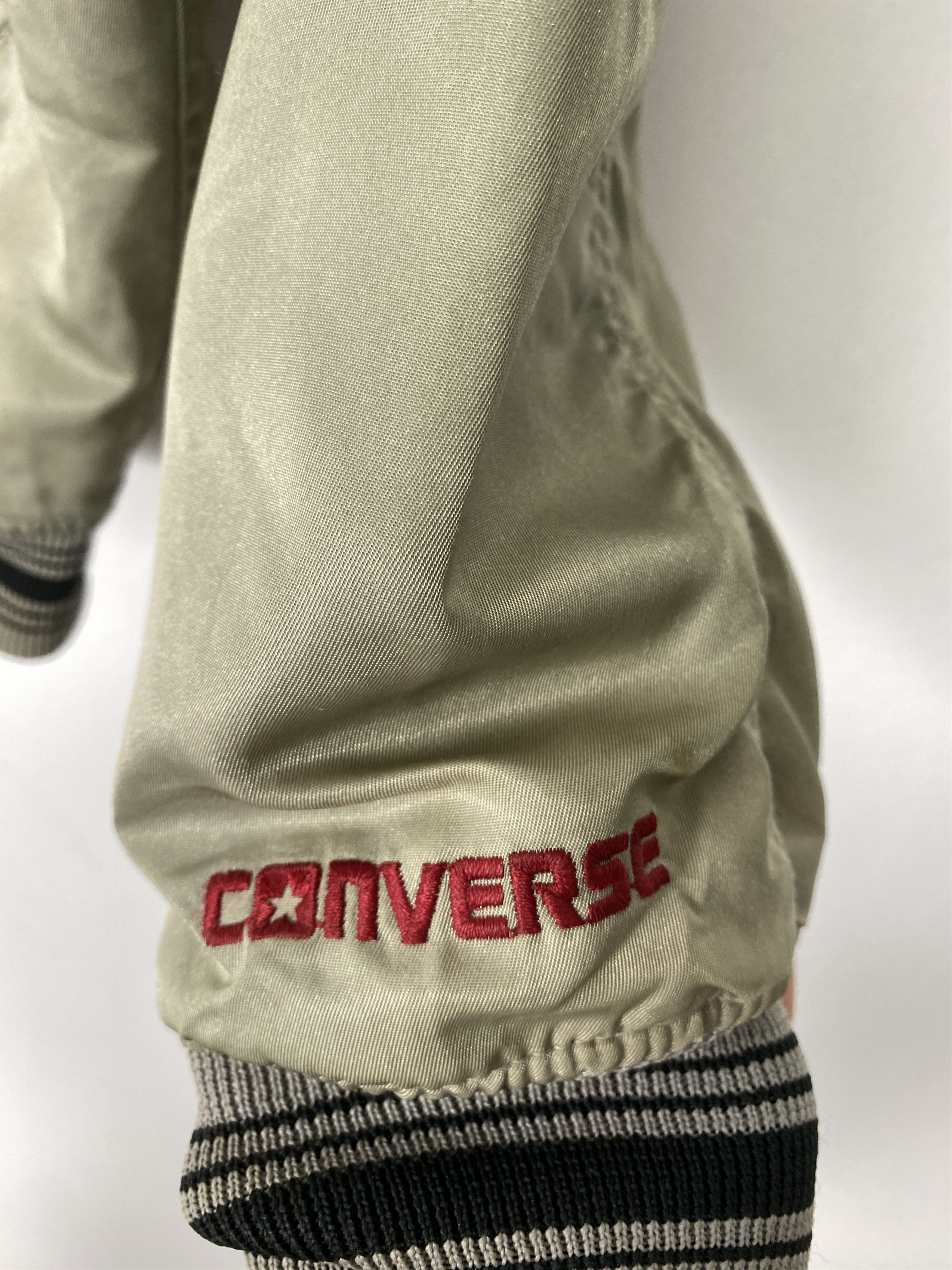 Converse × Vintage Vintage Converse Hoodie Fleece Reversible Zip Up Jacket Size US L / EU 52-54 / 3 - 7 Thumbnail