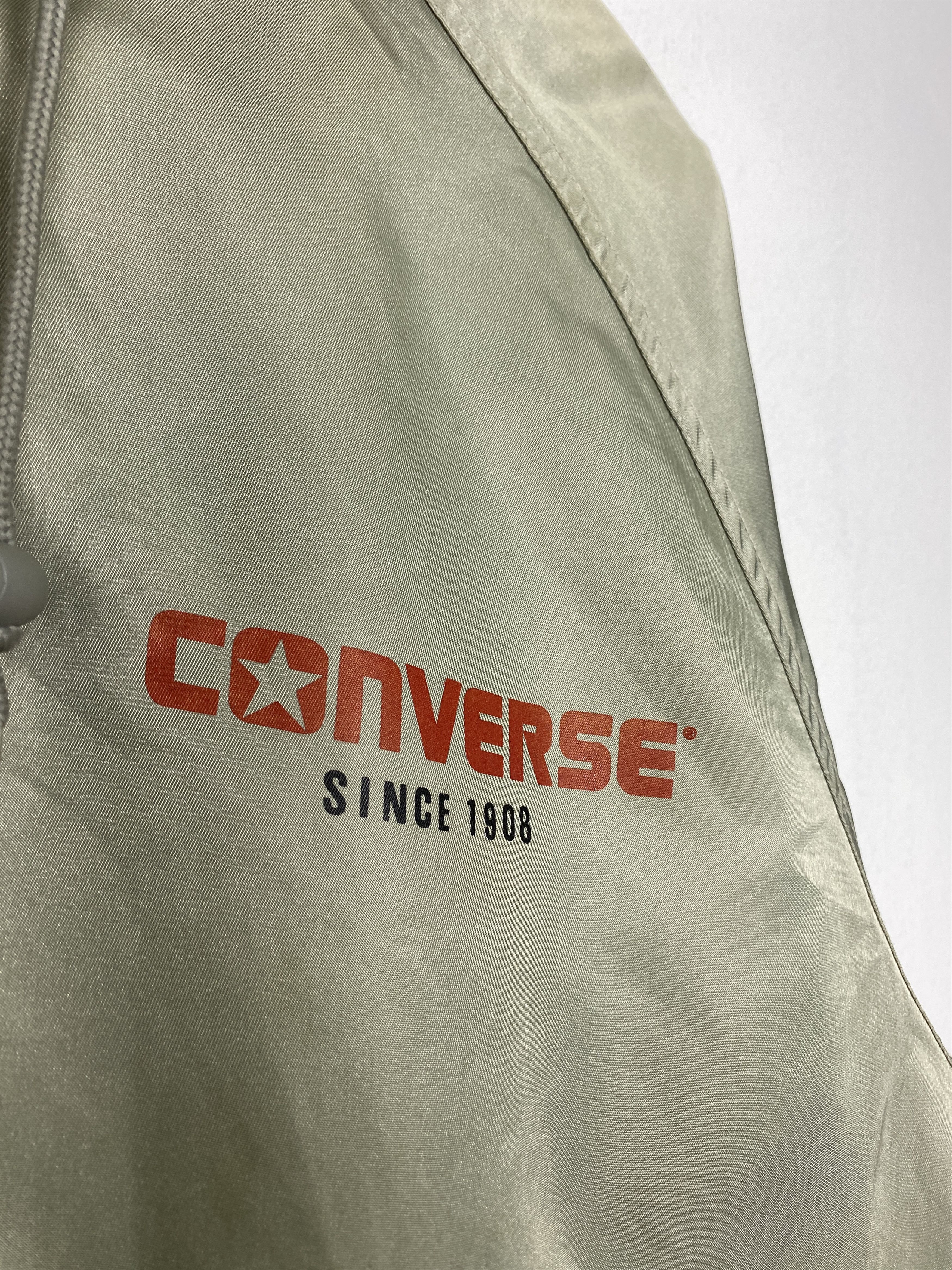 Converse × Vintage Vintage Converse Hoodie Fleece Reversible Zip Up Jacket Size US L / EU 52-54 / 3 - 6 Thumbnail