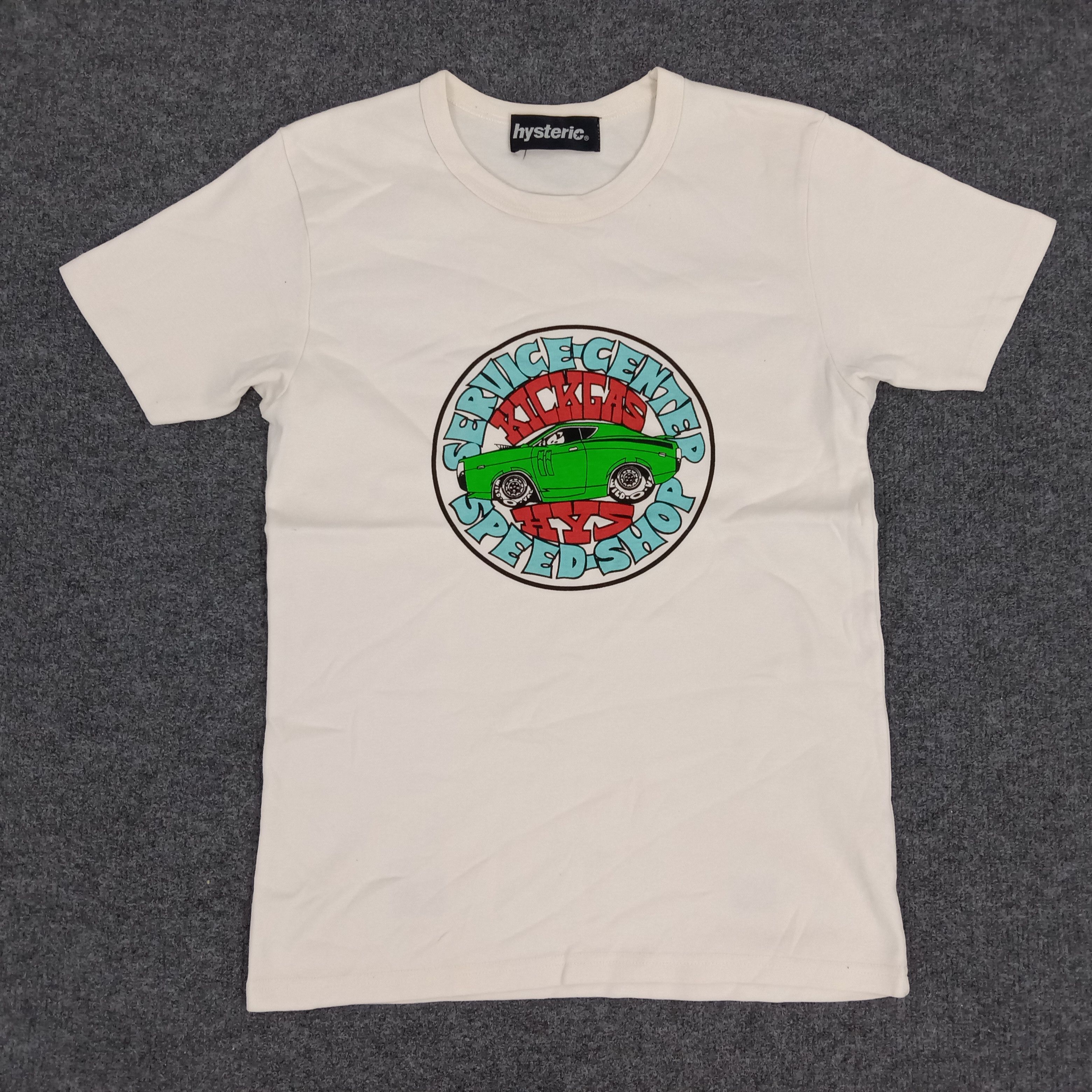 Hysteric Glamour × Japanese Brand × Vintage Hysteric Glamour HYS Car Japanese Design Tshirt Size US S / EU 44-46 / 1 - 1 Thumbnail