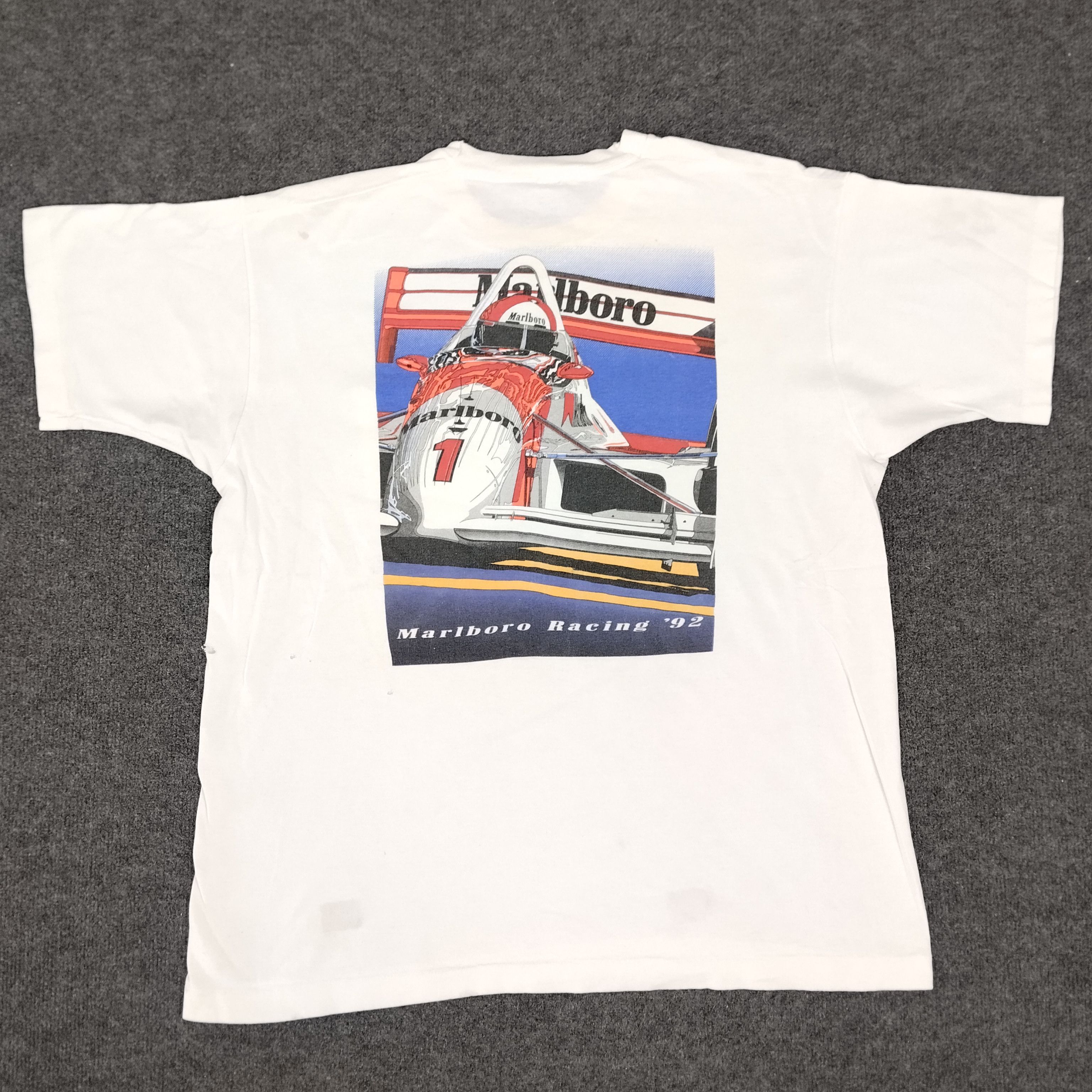 Marlboro Marlboro Formula One Racing '92 Tshirt Size US XL / EU 56 / 4 - 1 Thumbnail