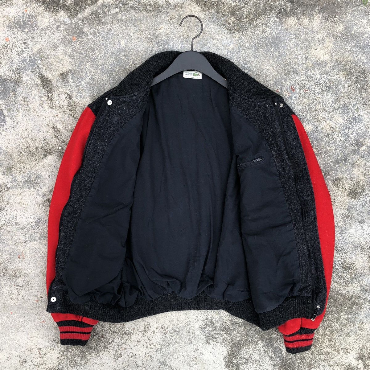 Lacoste Vintage Chemise Lacoste Wool Bomber Jacket Size US M / EU 48-50 / 2 - 2 Thumbnail