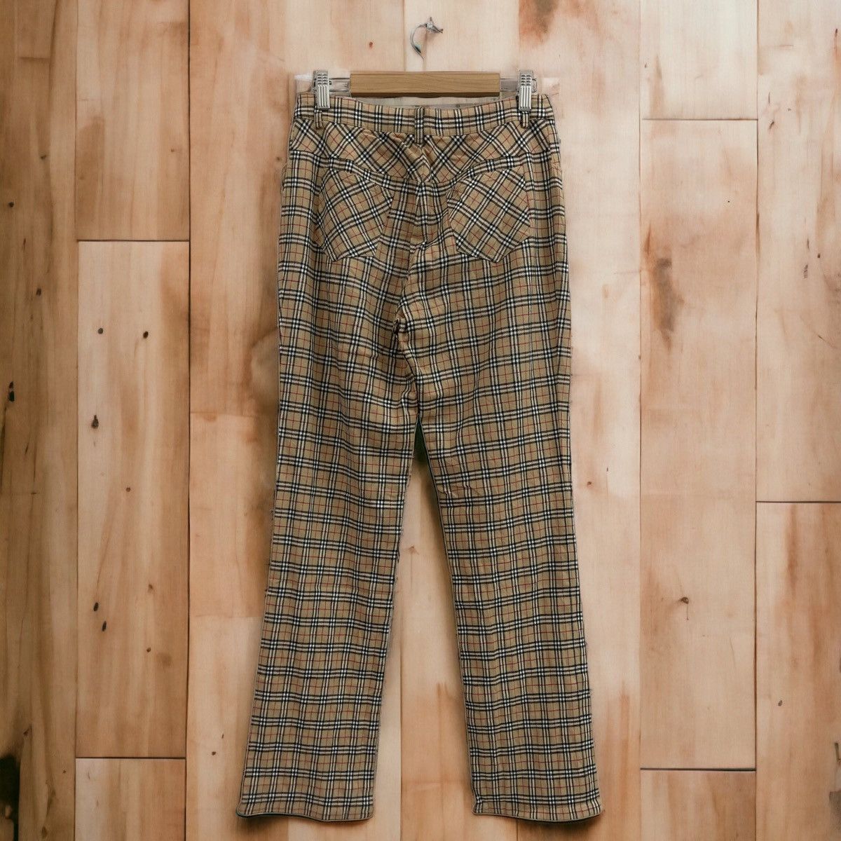 Burberry Vintage Burberry Blue Label Nova Check Trousers Pants Size US 29 - 2 Thumbnail