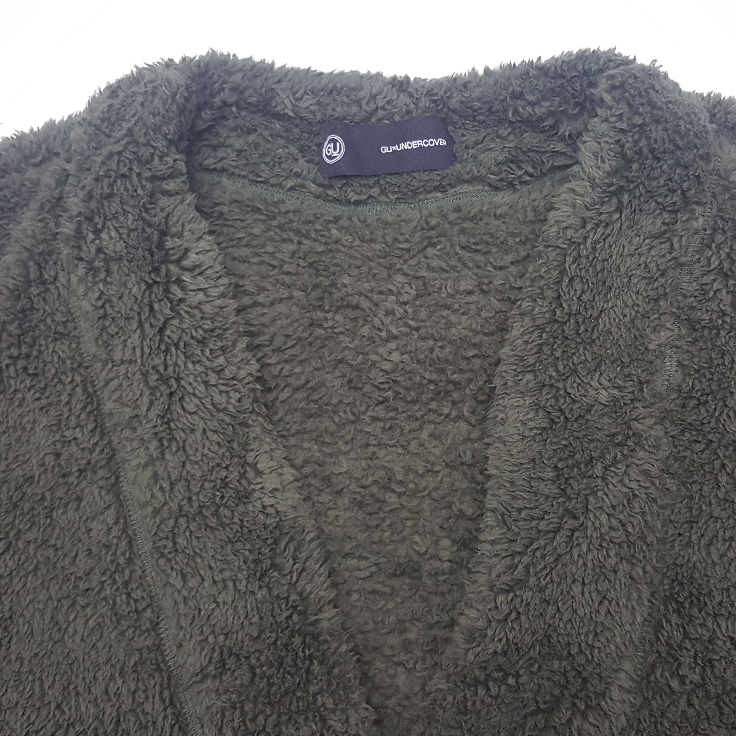 Undercover × Vintage Vintage Gu Undercover Cardigan Fleece Style Size US XL / EU 56 / 4 - 4 Thumbnail
