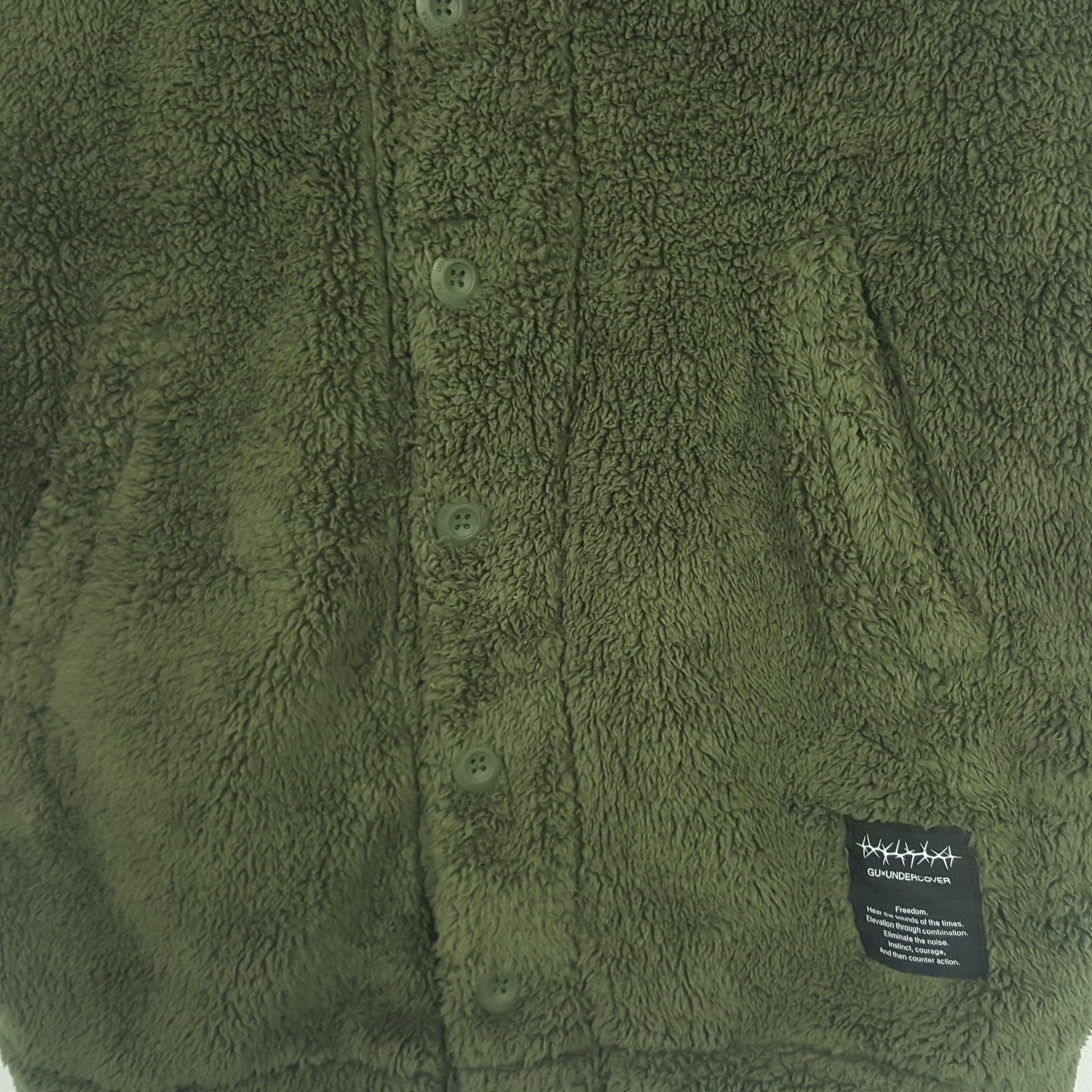Undercover × Vintage Vintage Gu Undercover Cardigan Fleece Style Size US XL / EU 56 / 4 - 2 Thumbnail