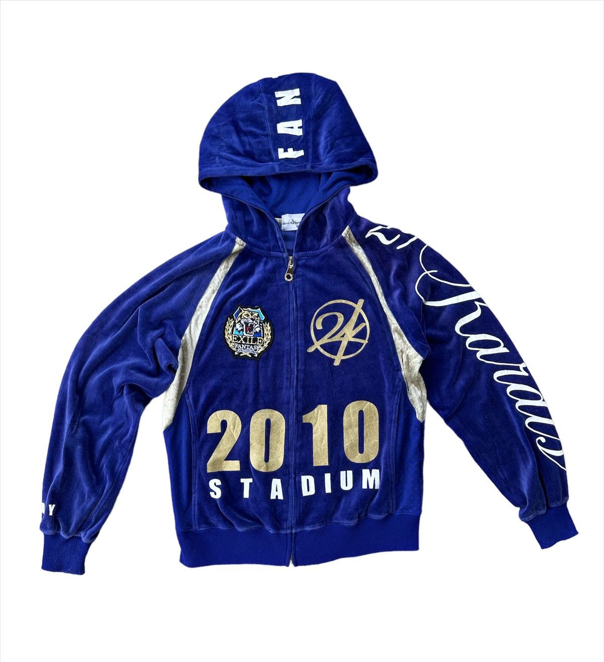 Japanese Brand 24 karats stadium 2010 zipper hoodie Size S / US 4 / IT 40 - 1 Thumbnail