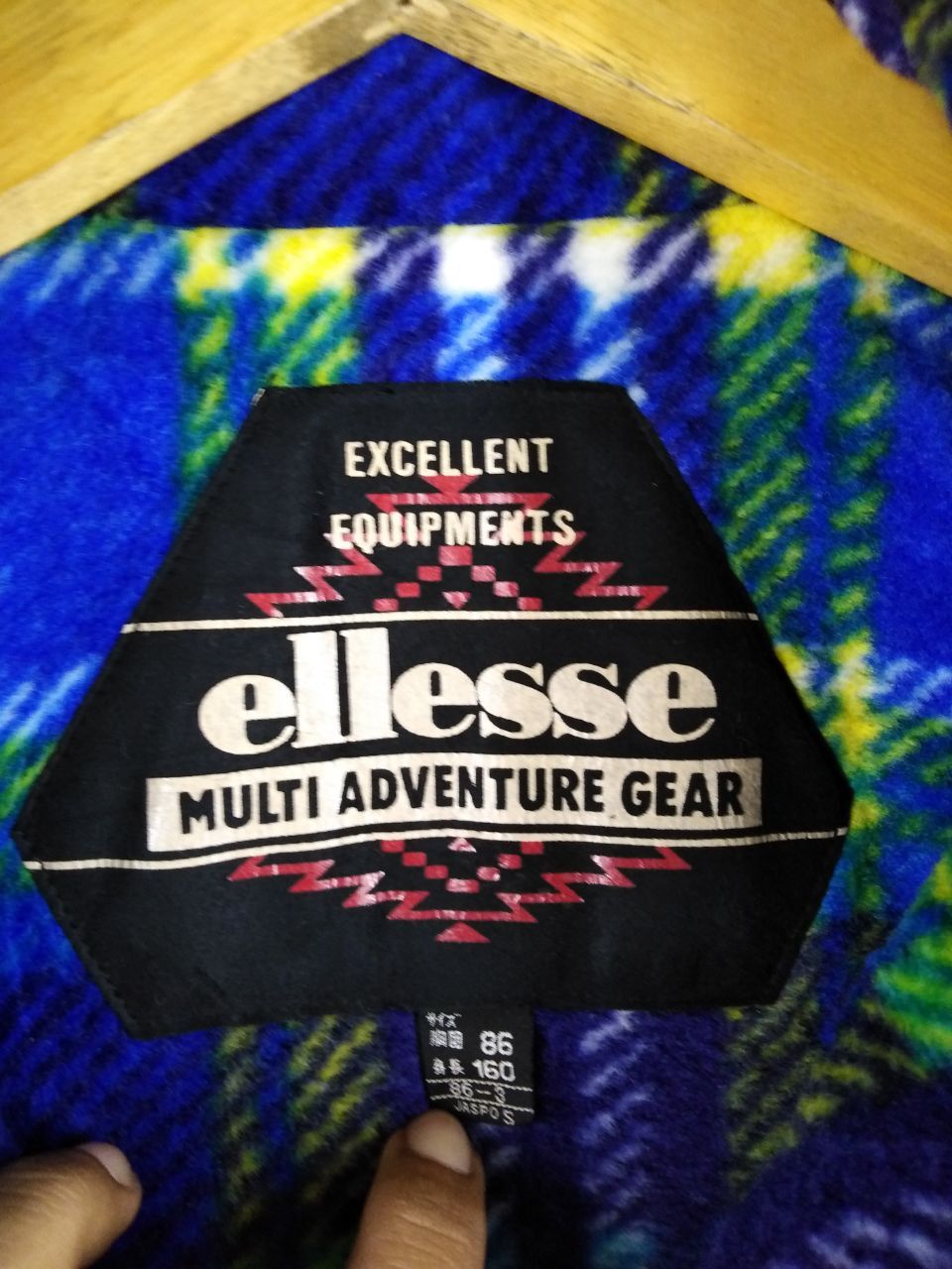 Ellesse MULTI ADVENTURE GEAR ELLESSE YELLOW/BLUE JACKET FITS M Size US S / EU 44-46 / 1 - 6 Thumbnail