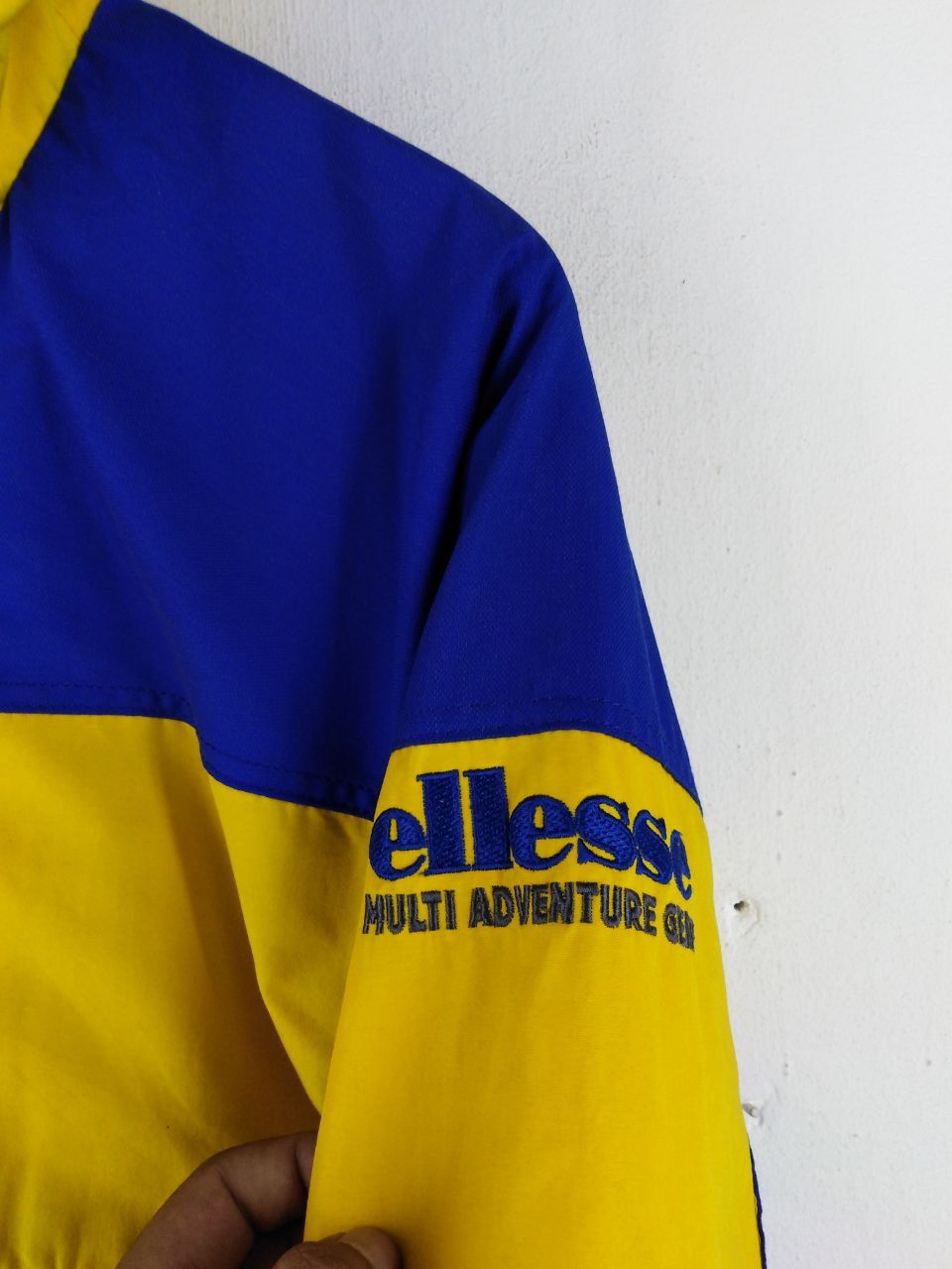 Ellesse MULTI ADVENTURE GEAR ELLESSE YELLOW/BLUE JACKET FITS M Size US S / EU 44-46 / 1 - 2 Thumbnail