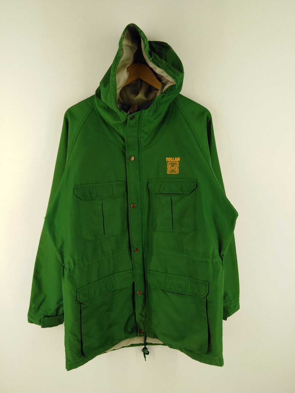 Japanese Brand TOLLAN WORKER GREEN JACKET Size US XL / EU 56 / 4 - 1 Thumbnail