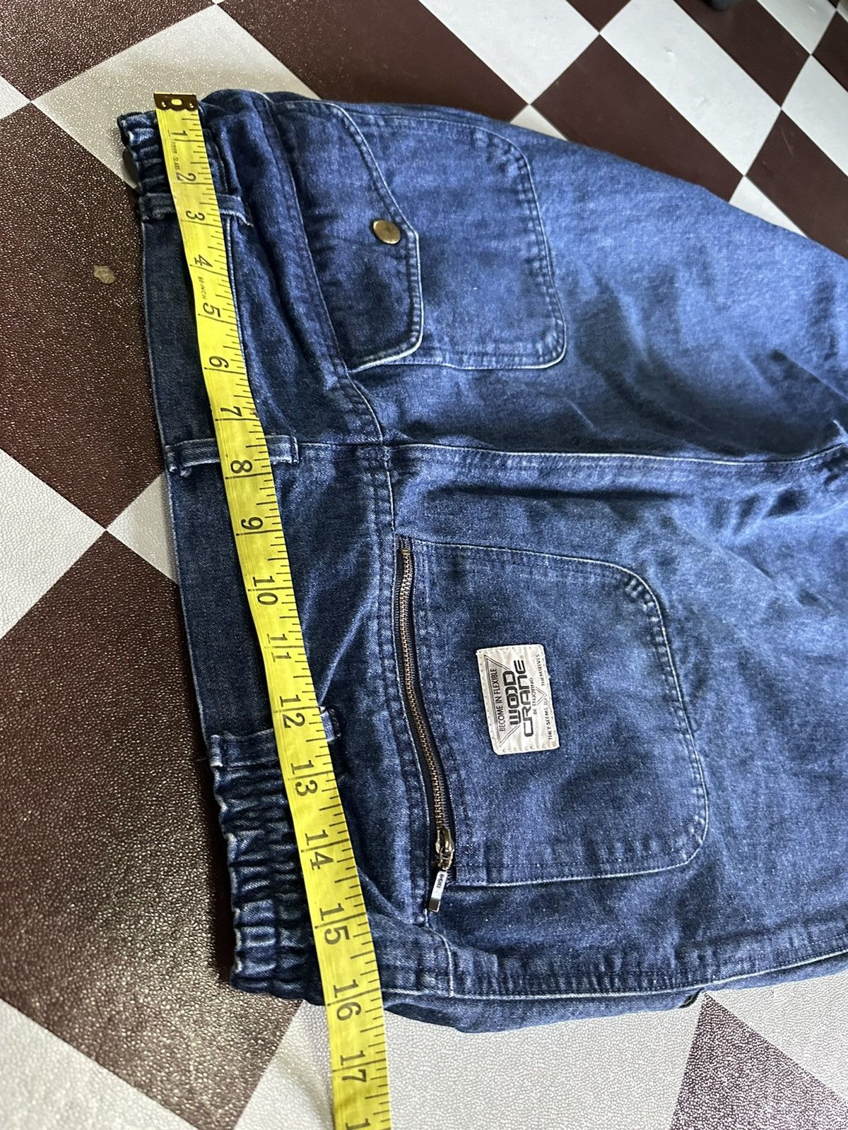 Japanese Brand × Vintage Wood crane dark blue jeans Size US 32 / EU 48 - 6 Thumbnail