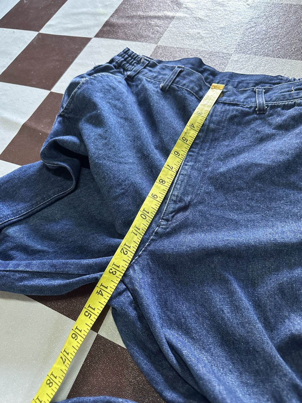 Japanese Brand × Vintage Wood crane dark blue jeans Size US 32 / EU 48 - 12 Thumbnail