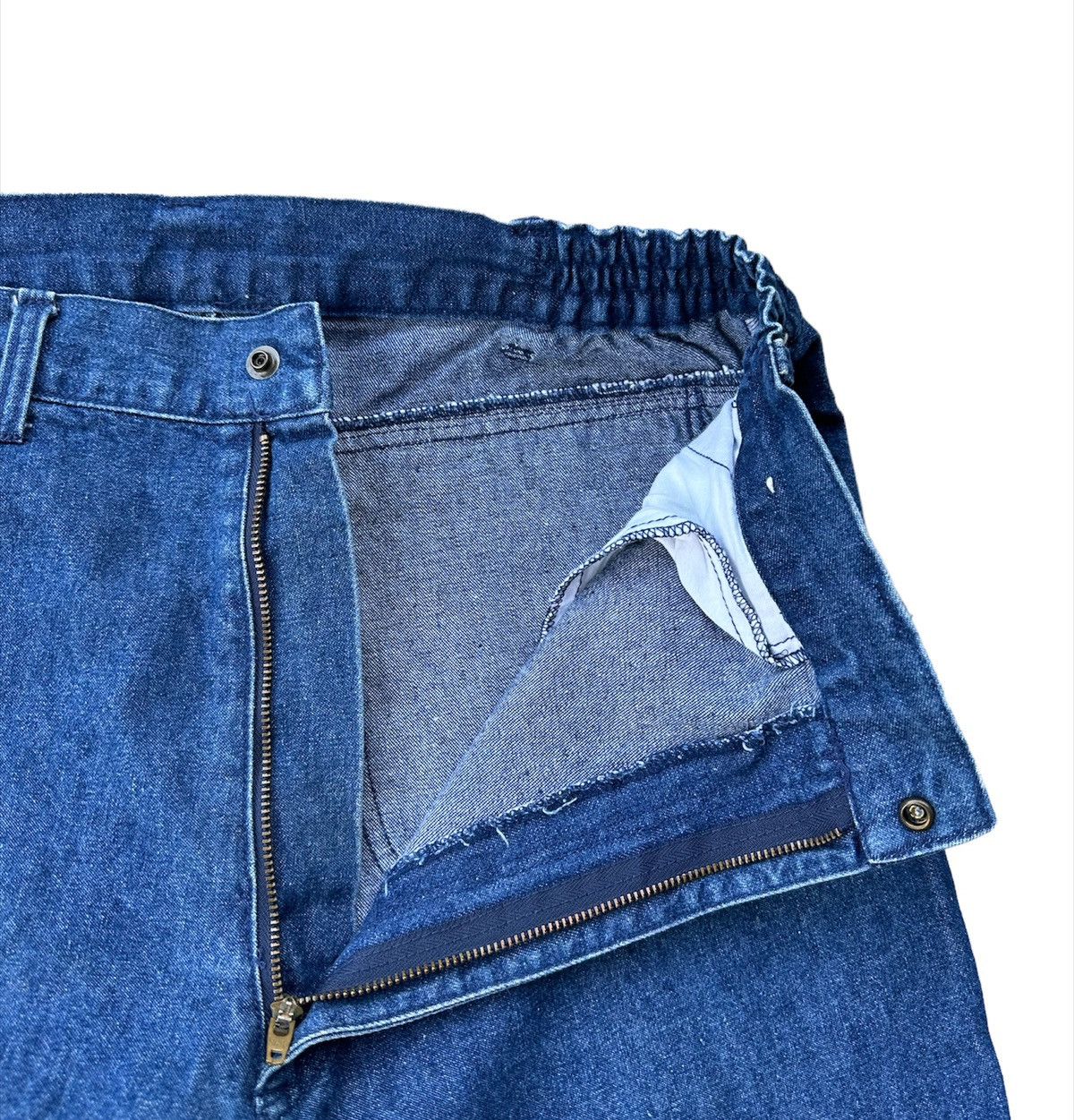 Japanese Brand × Vintage Wood crane dark blue jeans Size US 32 / EU 48 - 5 Thumbnail