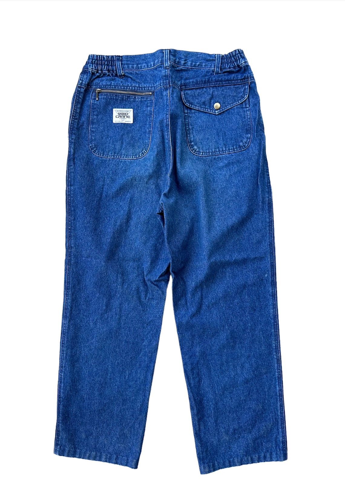 Japanese Brand × Vintage Wood crane dark blue jeans Size US 32 / EU 48 - 1 Thumbnail