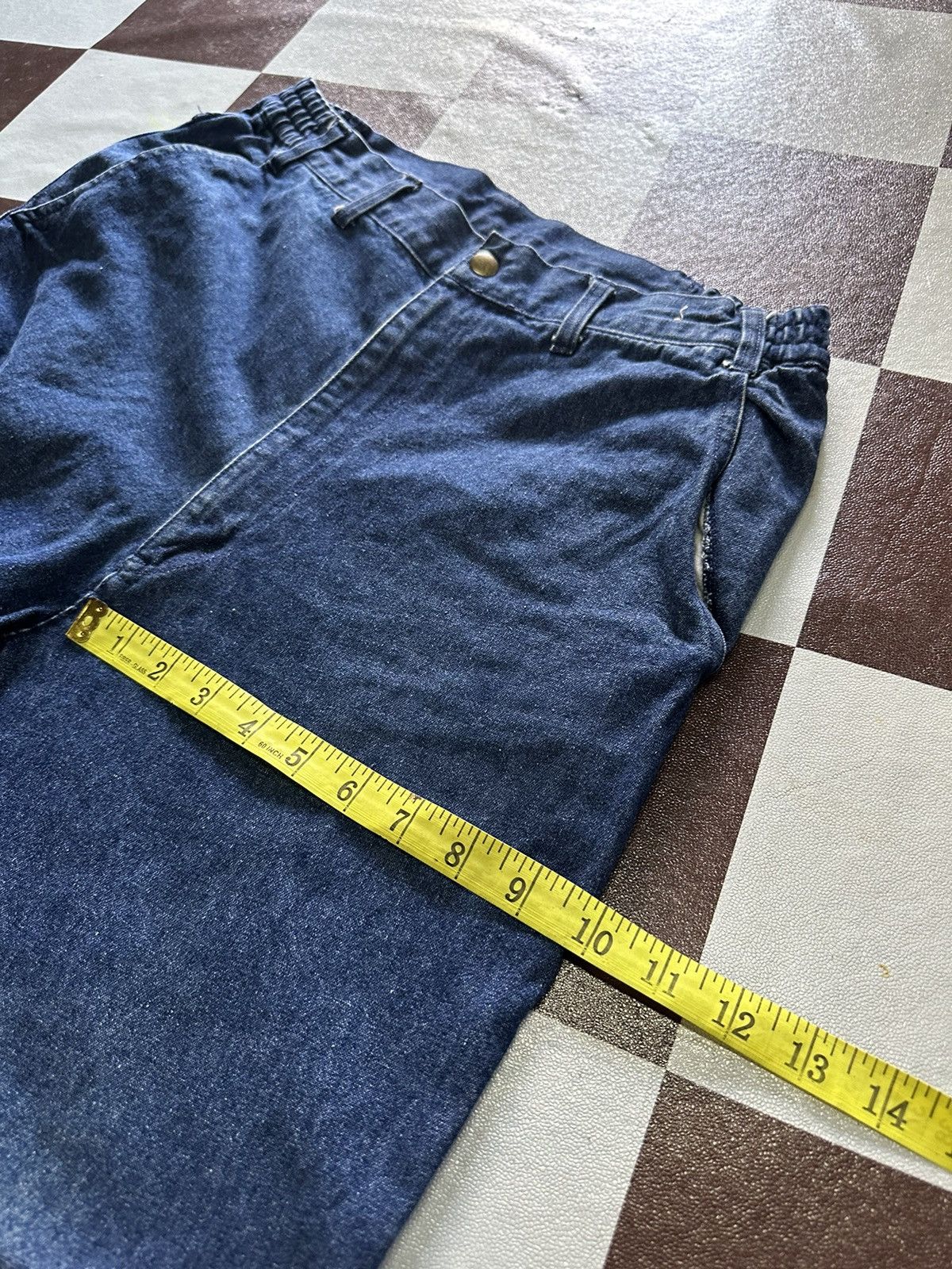 Japanese Brand × Vintage Wood crane dark blue jeans Size US 32 / EU 48 - 11 Thumbnail