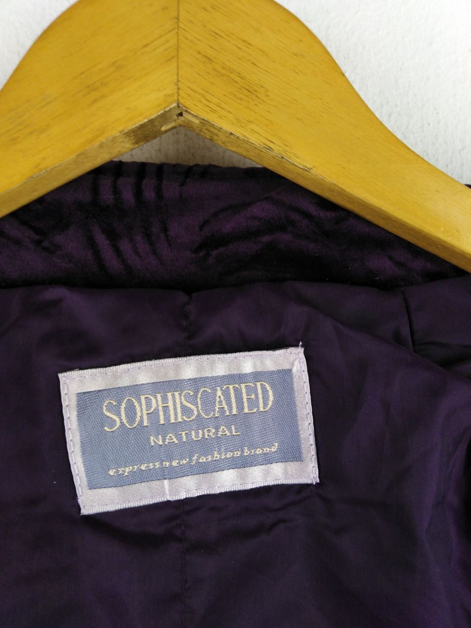 Beauty Beast × Japanese Brand SOPHISCATED VELVET PURPLE JACKET Size ONE SIZE - 2 Thumbnail