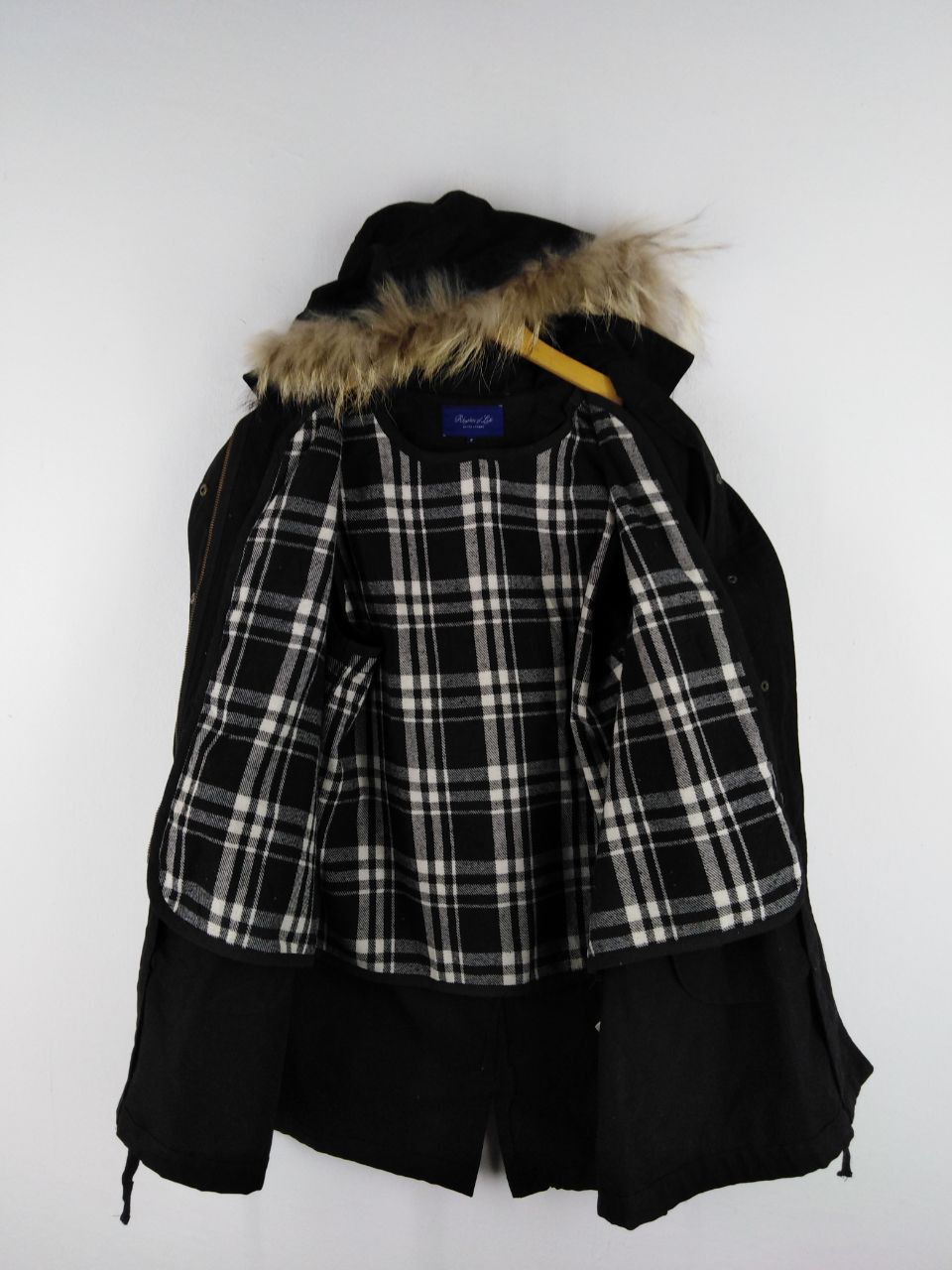 Japanese Brand × United Arrows RHYTHM OF LIFE BY UNITED ARROWS FUR BLACK PARKAS Size US S / EU 44-46 / 1 - 7 Thumbnail