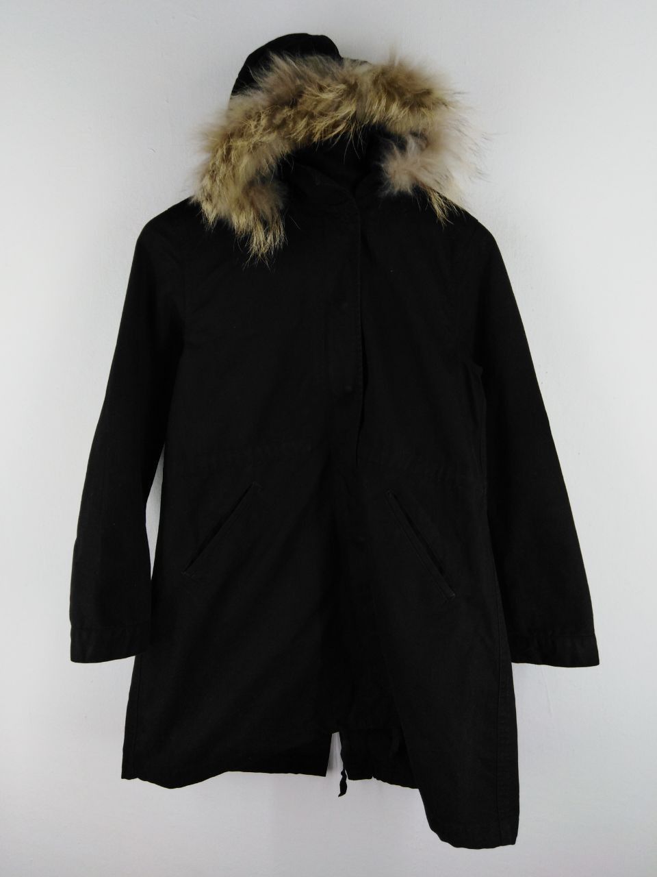 Japanese Brand × United Arrows RHYTHM OF LIFE BY UNITED ARROWS FUR BLACK PARKAS Size US S / EU 44-46 / 1 - 1 Thumbnail