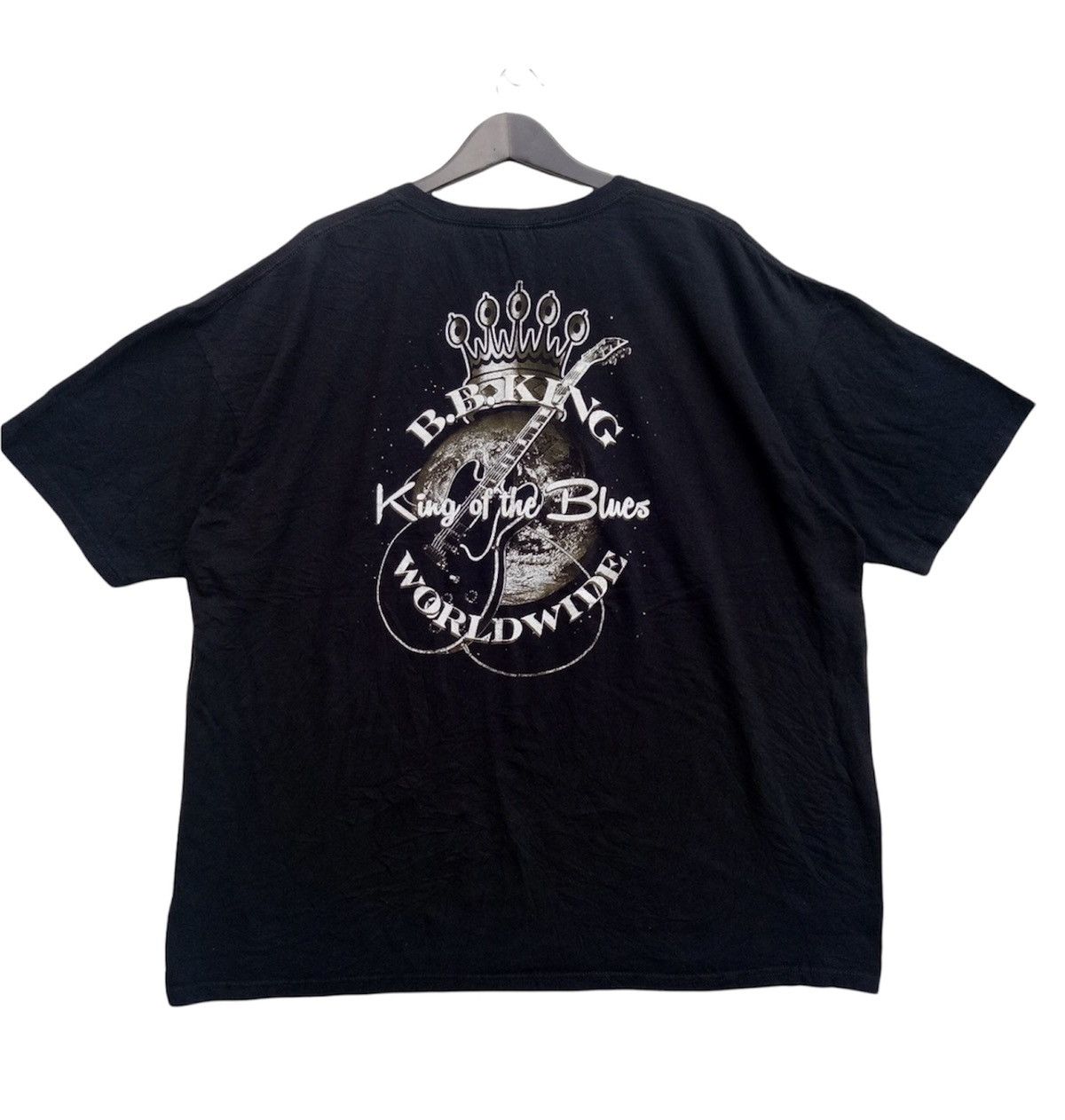 Band Tees 💥VINTAGE B.B. King singer electric blues worldwide shirt Size US XXL / EU 58 / 5 - 1 Thumbnail