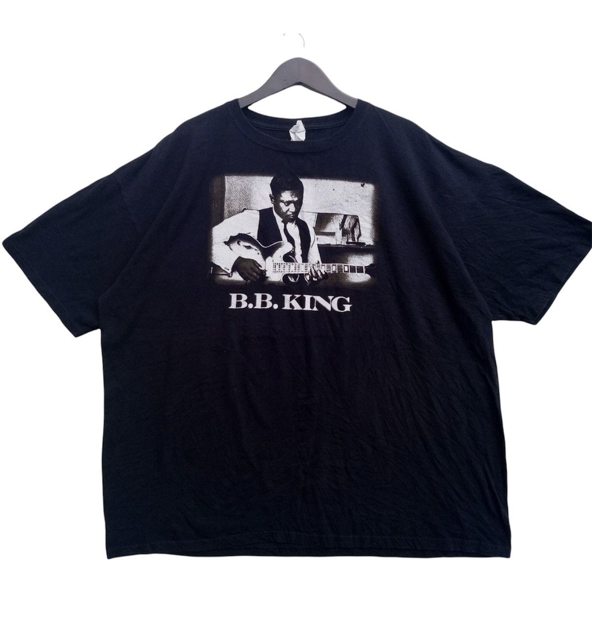 Band Tees 💥VINTAGE B.B. King singer electric blues worldwide shirt Size US XXL / EU 58 / 5 - 2 Thumbnail