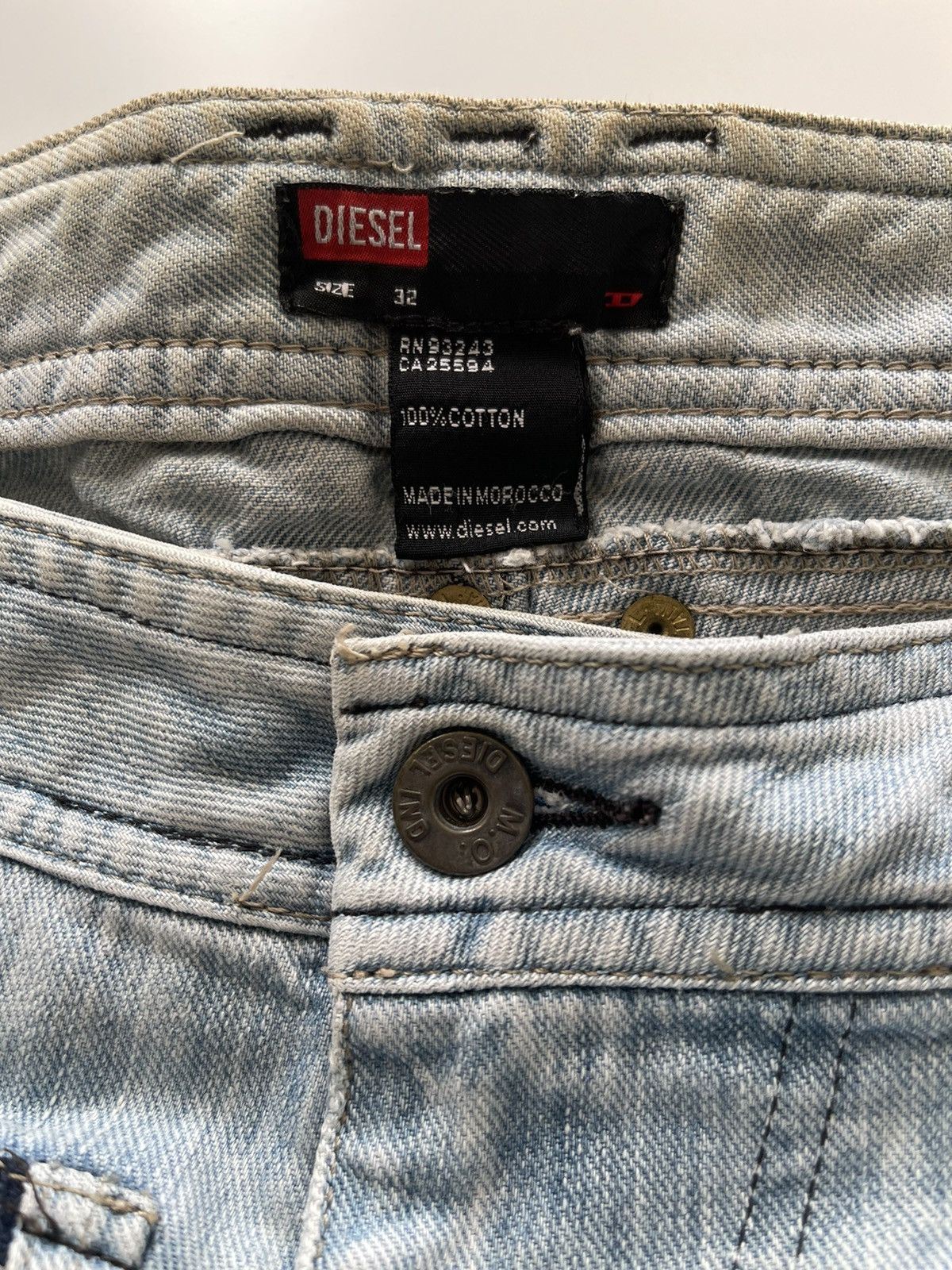 Diesel CRAZY DISTRESSED FLARE MULTIPOCKET DENIM Size US 32 / EU 48 - 11 Thumbnail