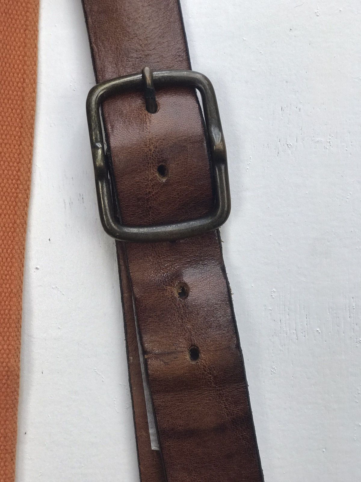 Genuine Leather Genuine Leather Made in Italy Rare Design Belt Size 38 - 2 Thumbnail