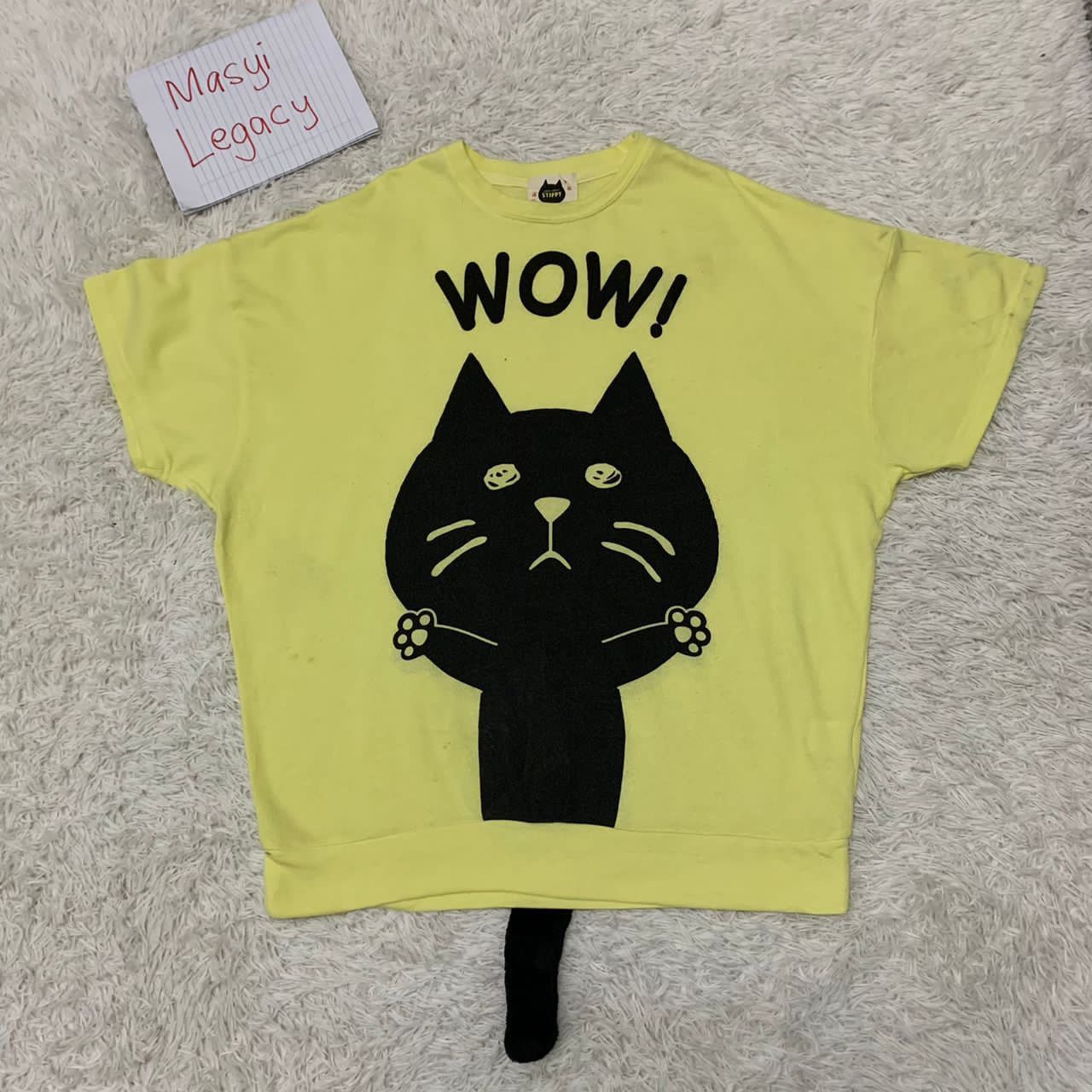 Japanese Brand Rare wow crazy about stippy tshirt Size XL / US 12-14 / IT 48-50 - 1 Thumbnail