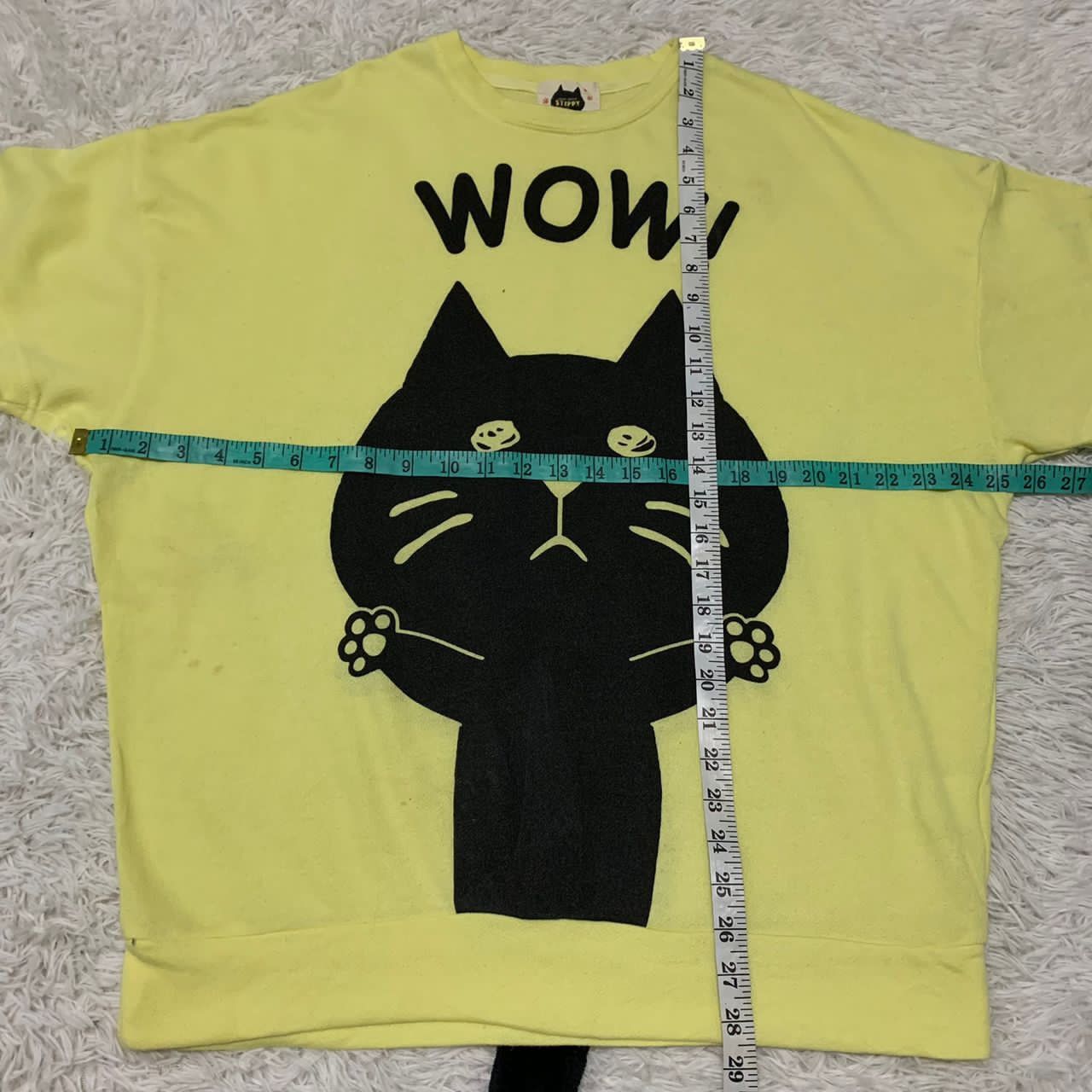 Japanese Brand Rare wow crazy about stippy tshirt Size XL / US 12-14 / IT 48-50 - 3 Thumbnail