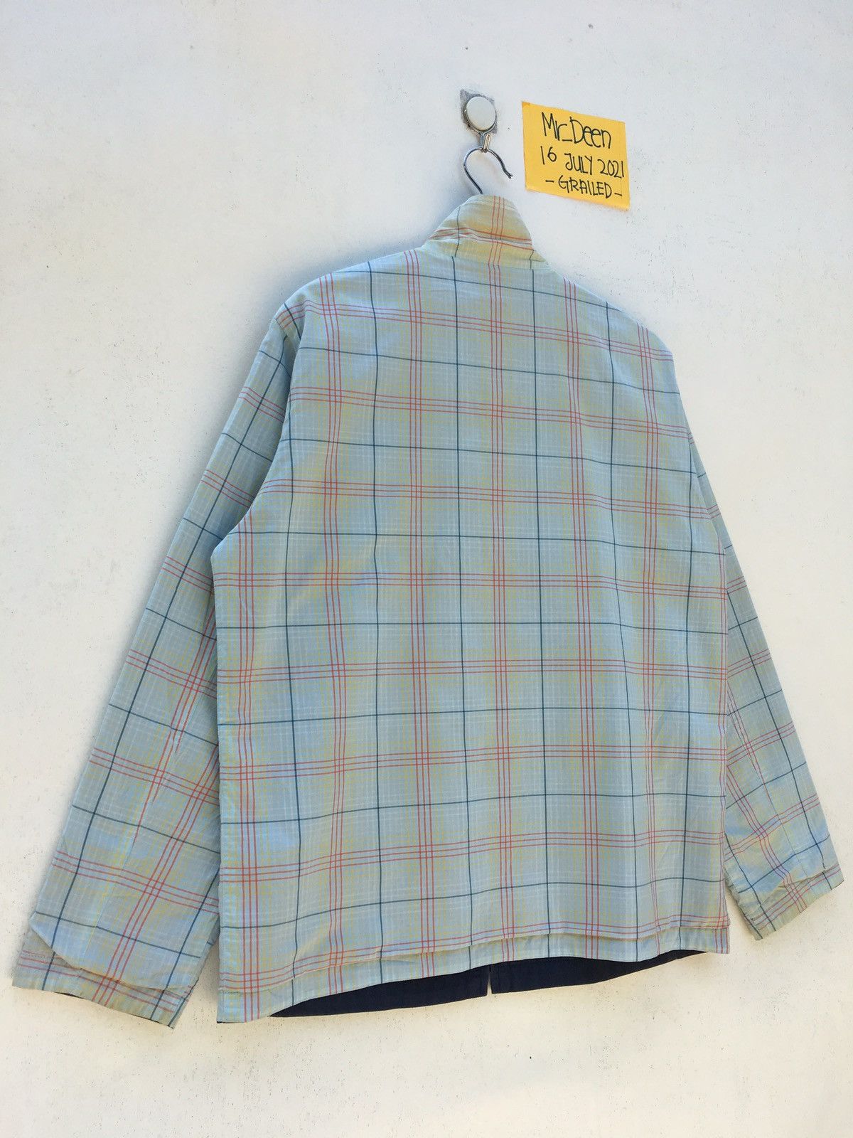 Lacoste Vintage Lacoste Checkered Pattern Reversible Nylon Jacket Size US M / EU 48-50 / 2 - 10 Thumbnail