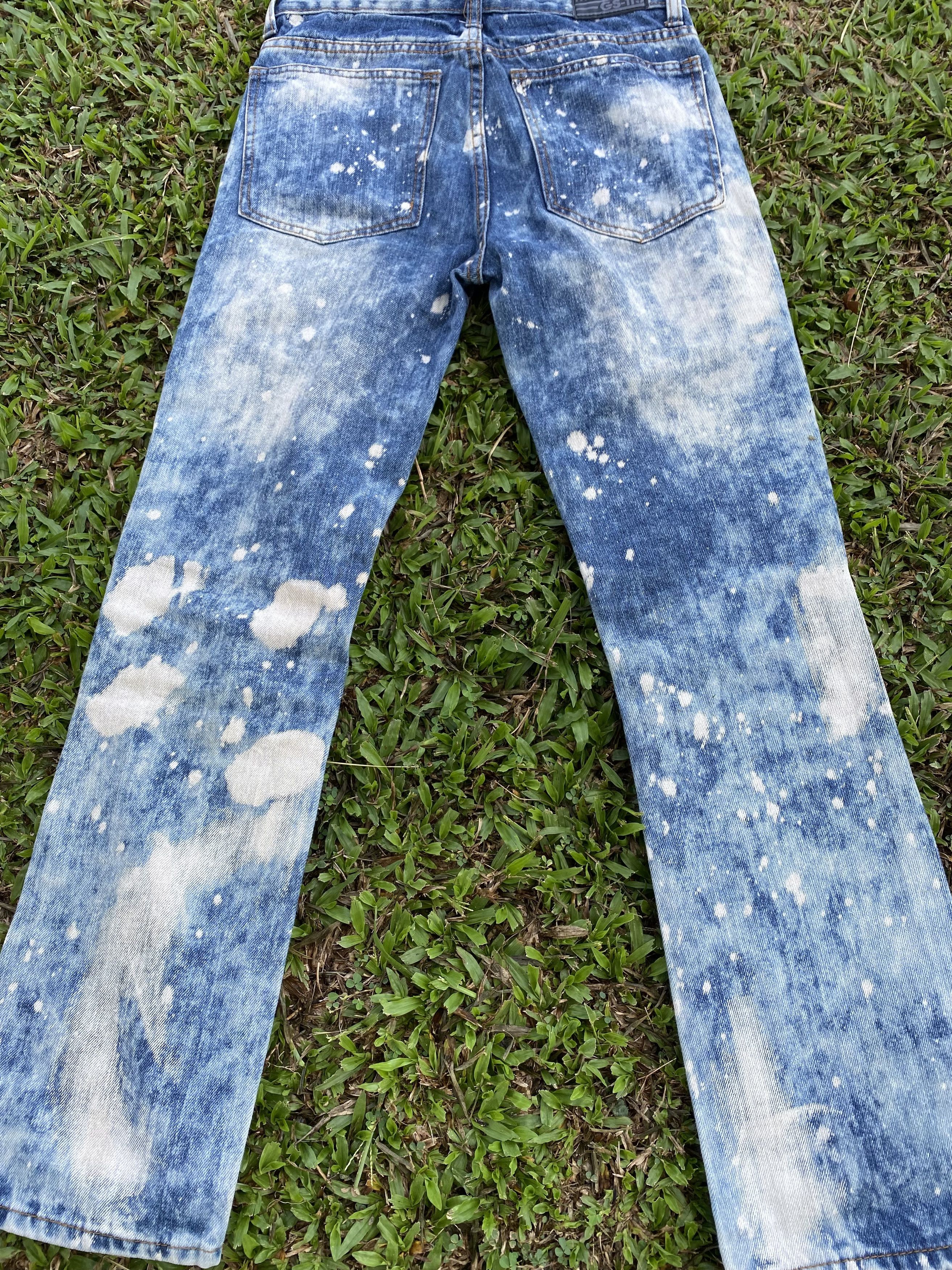 G-Star × If Six Was Nine G Star Raw Sashiko Distressed Jeans Size US 29 - 4 Thumbnail