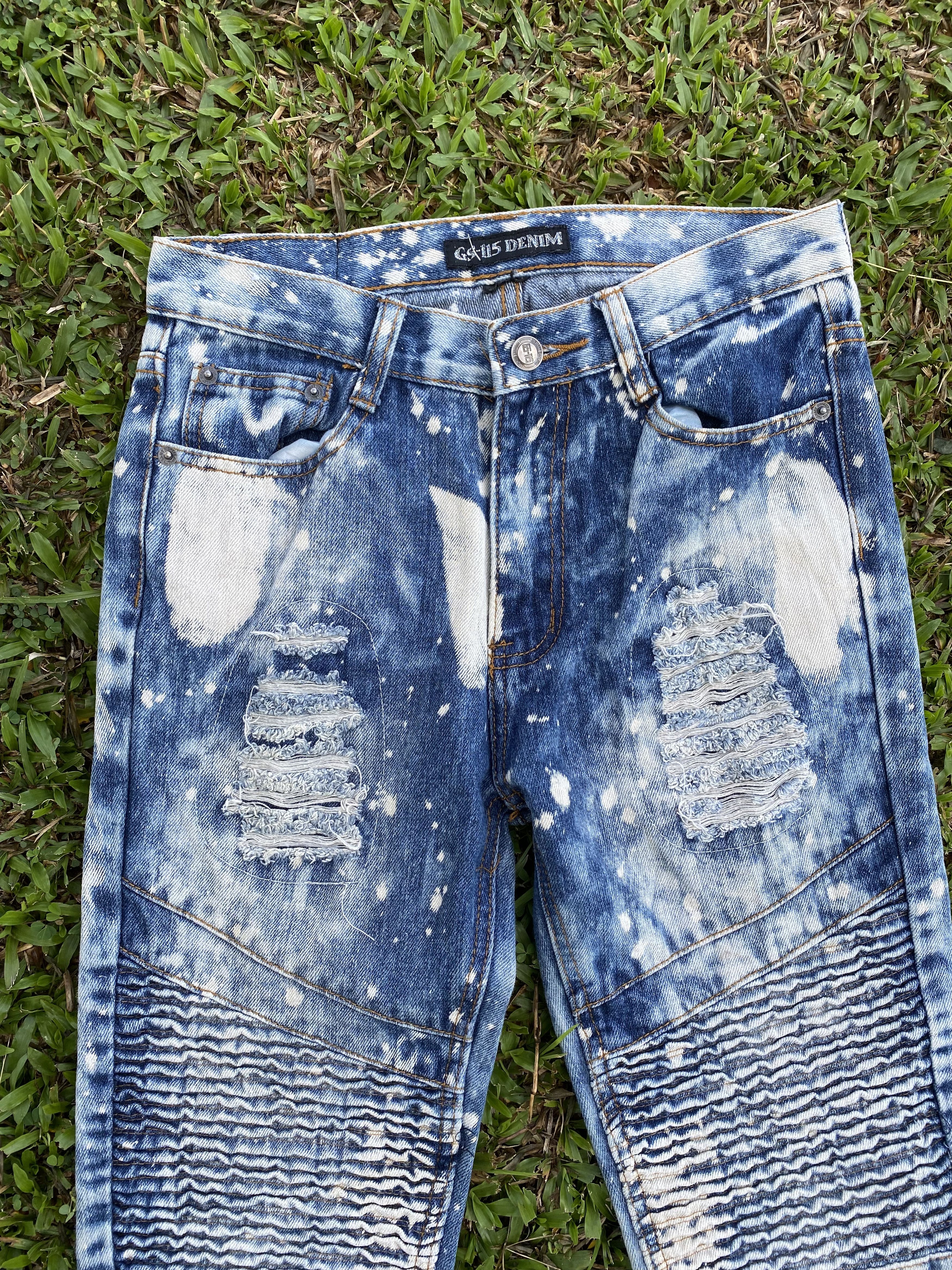 G-Star × If Six Was Nine G Star Raw Sashiko Distressed Jeans Size US 29 - 5 Thumbnail