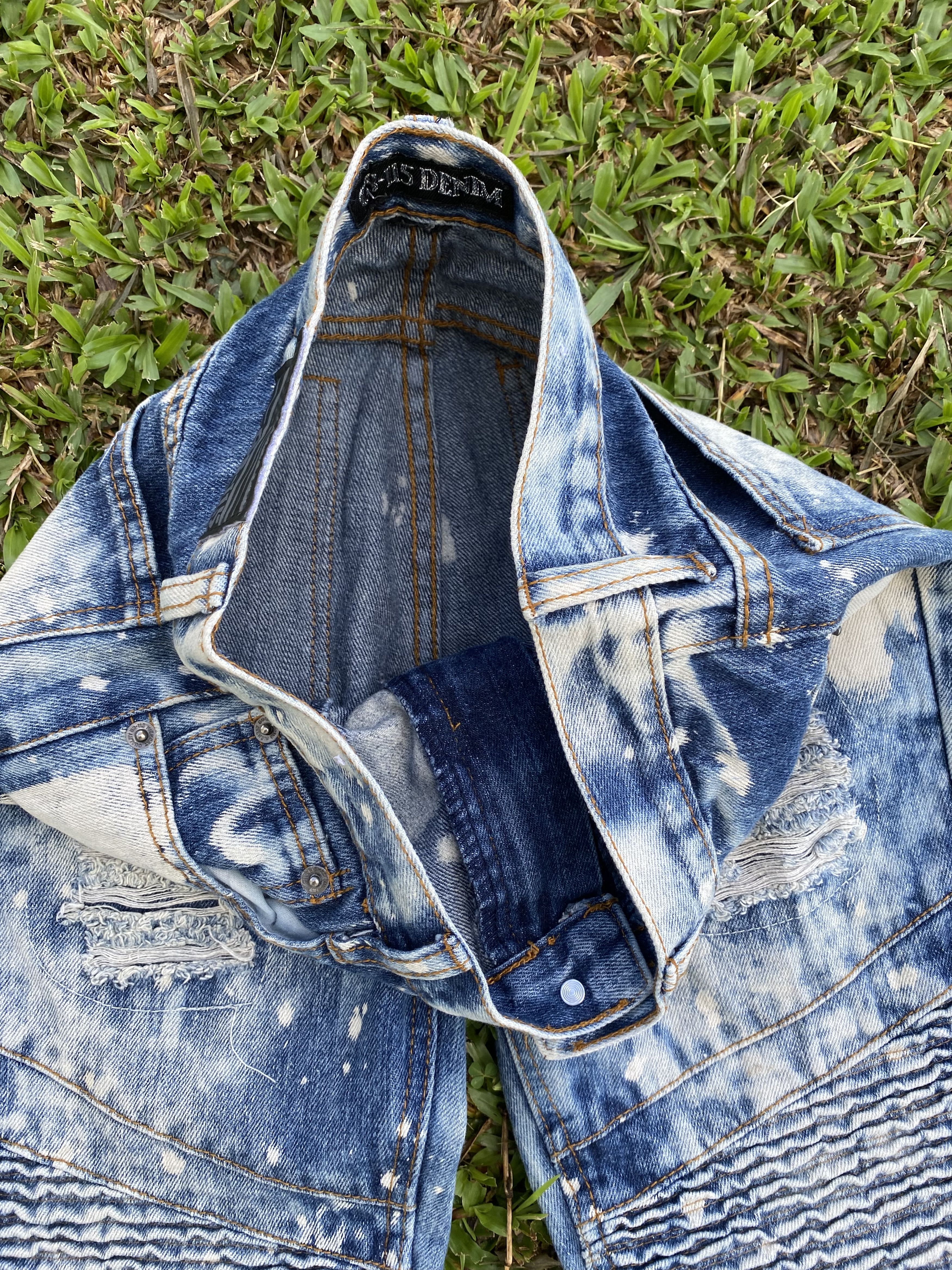 G-Star × If Six Was Nine G Star Raw Sashiko Distressed Jeans Size US 29 - 6 Thumbnail