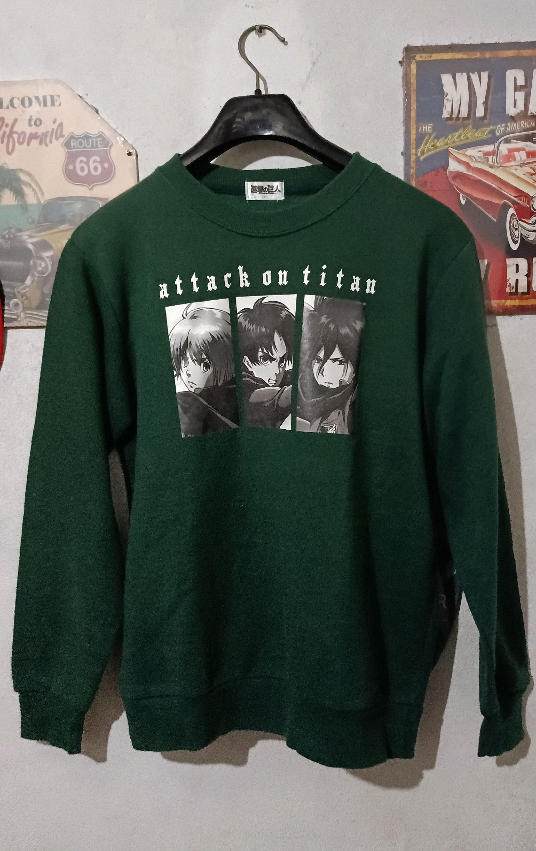 Anime × Japanese Brand × Vintage 🔥🔥Rare🔥🔥Vintage Anime Attack On The Titans Size US L / EU 52-54 / 3 - 1 Thumbnail