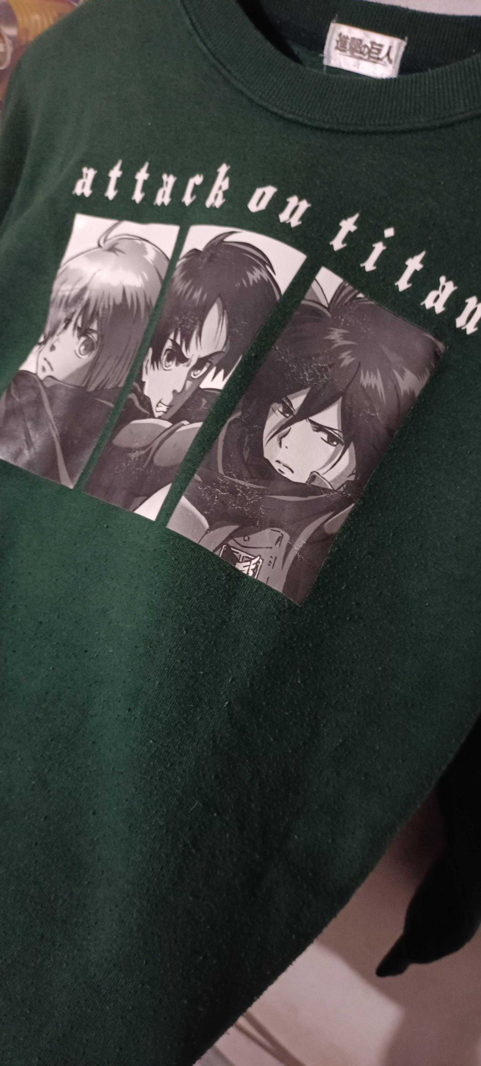 Anime × Japanese Brand × Vintage 🔥🔥Rare🔥🔥Vintage Anime Attack On The Titans Size US L / EU 52-54 / 3 - 2 Thumbnail