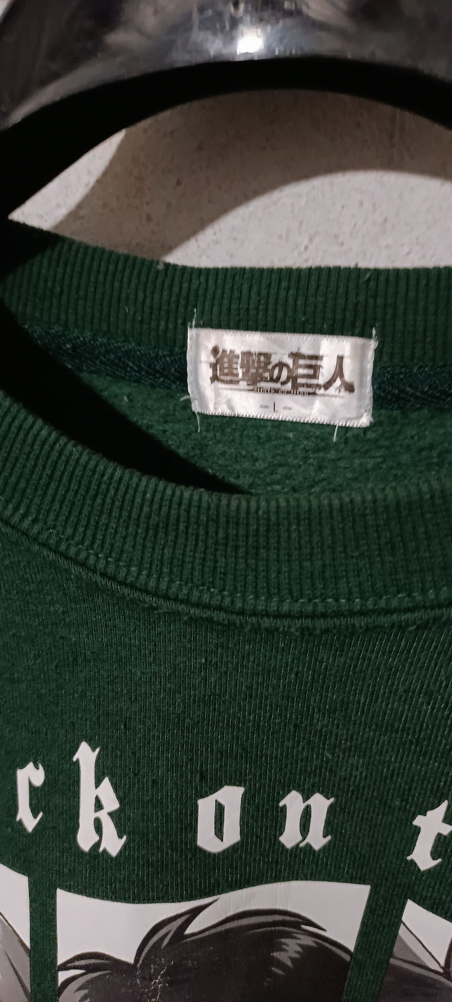 Anime × Japanese Brand × Vintage 🔥🔥Rare🔥🔥Vintage Anime Attack On The Titans Size US L / EU 52-54 / 3 - 5 Thumbnail
